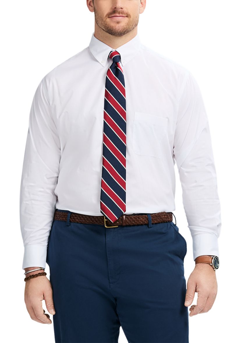 Big & Tall All-Over Stretch Button Down Shirt 