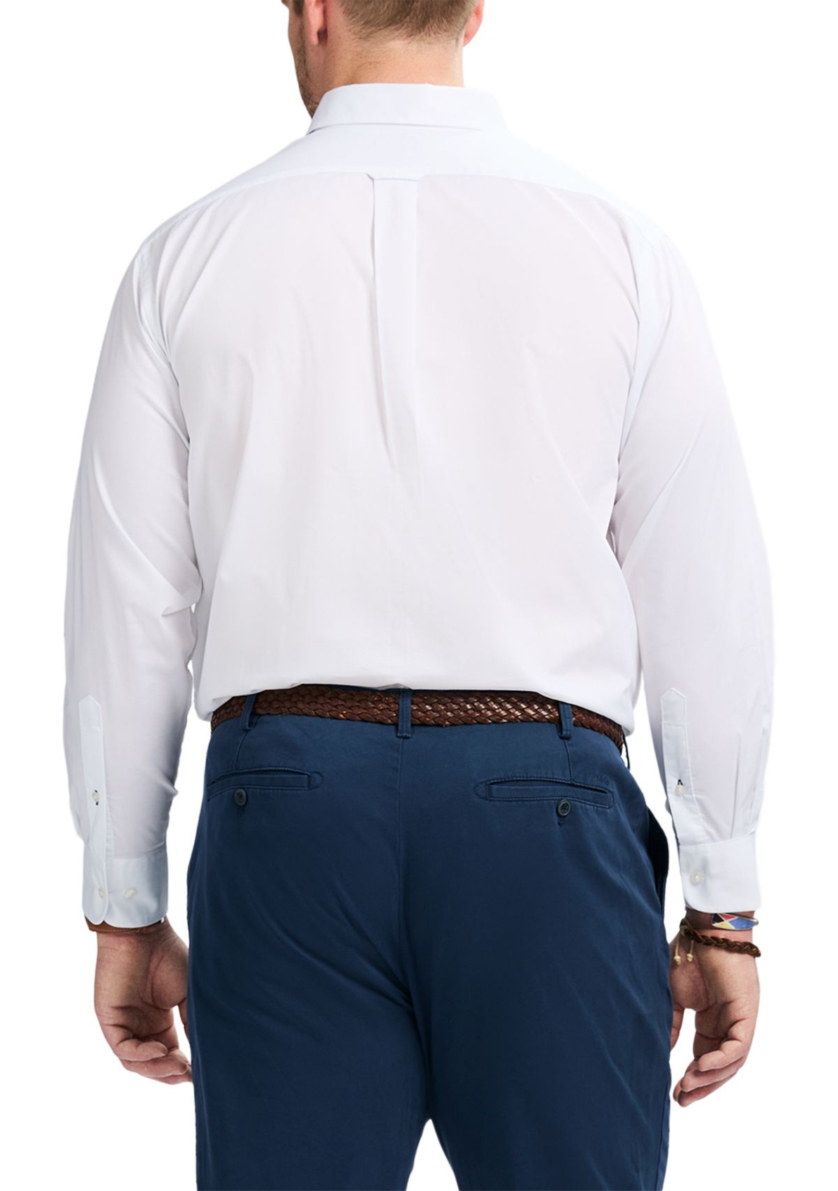Big & Tall All-Over Stretch Button Down Shirt 