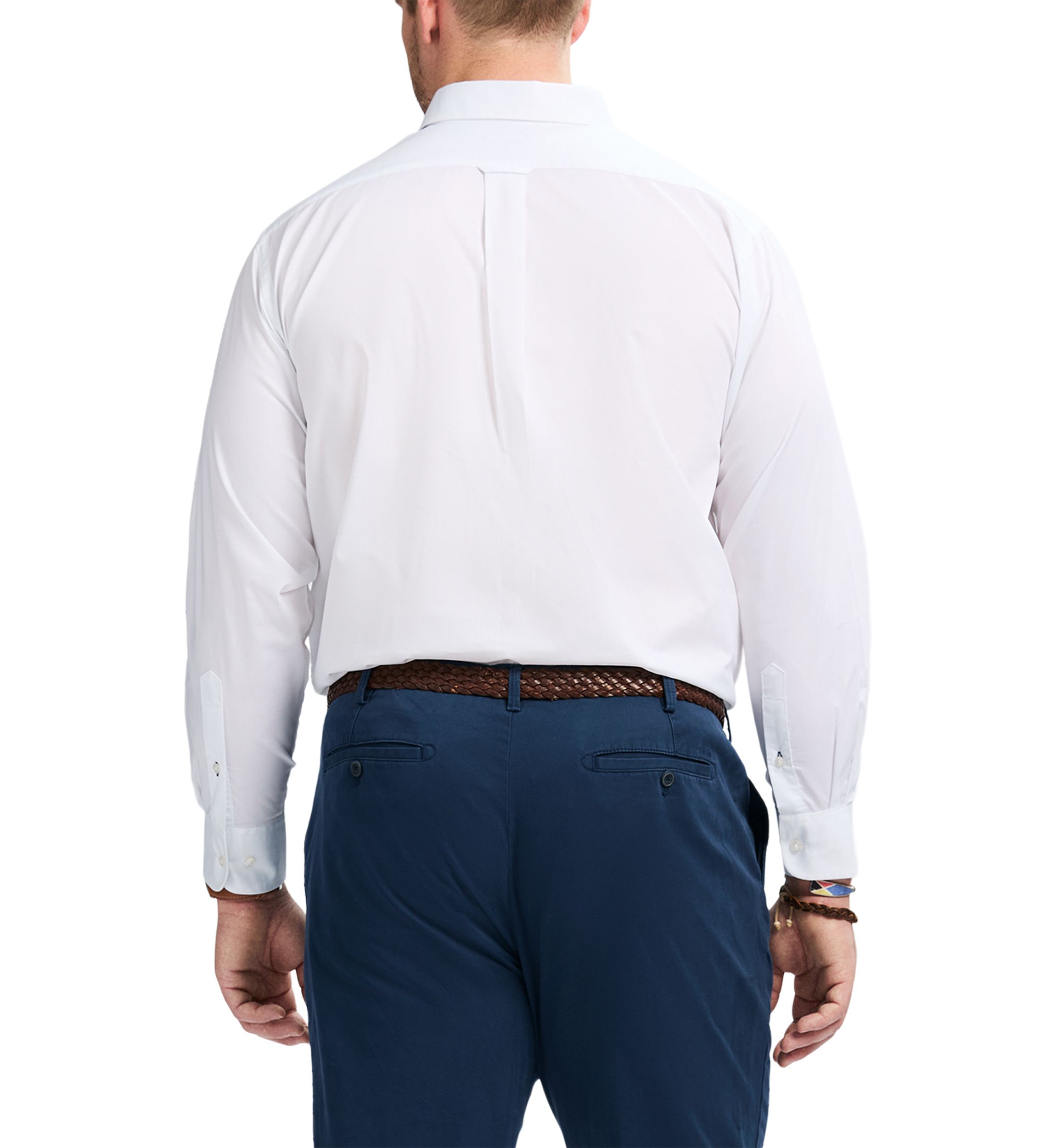 Big & Tall All-Over Stretch Button Down Shirt 