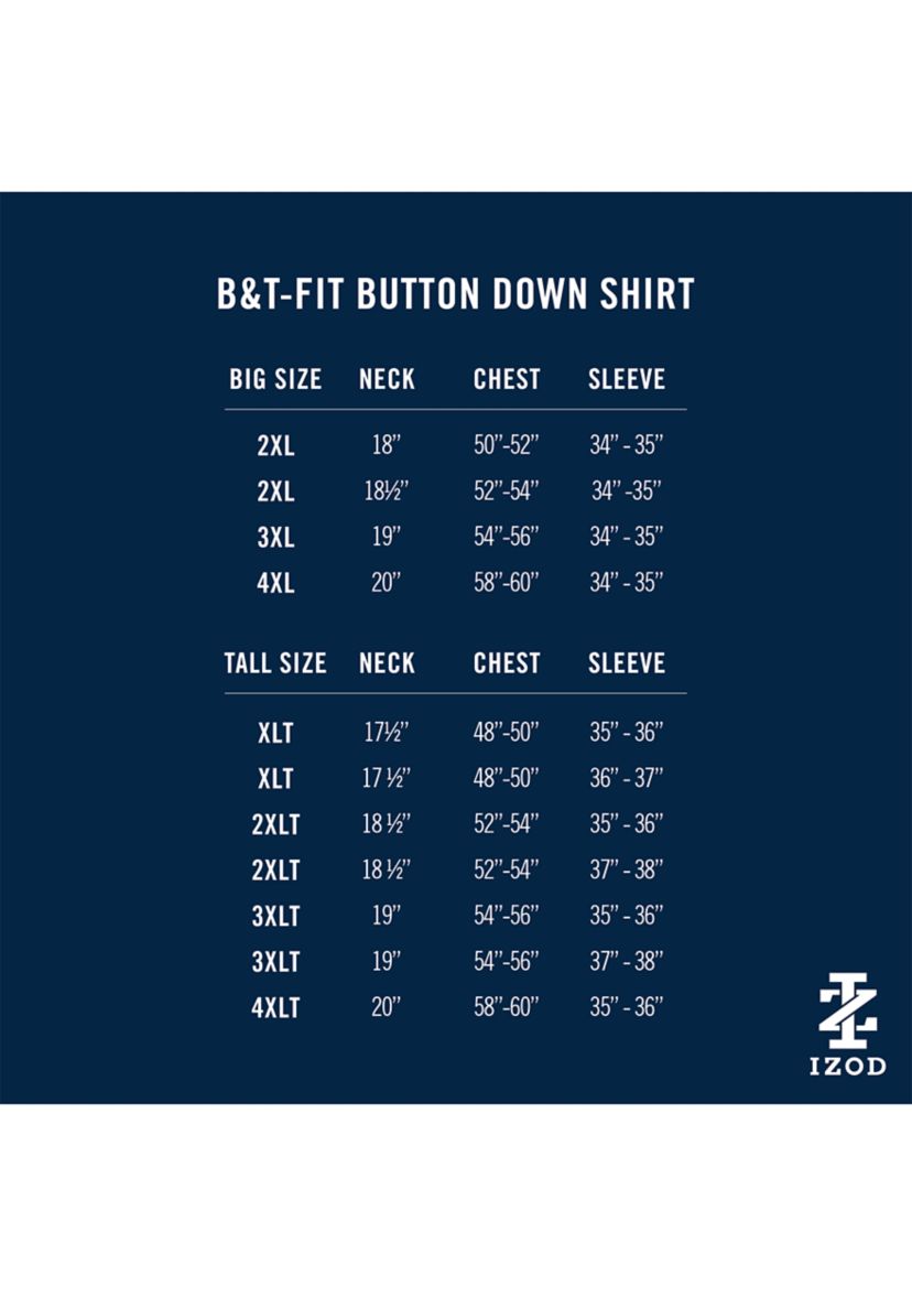 Big & Tall All-Over Stretch Button Down Shirt 