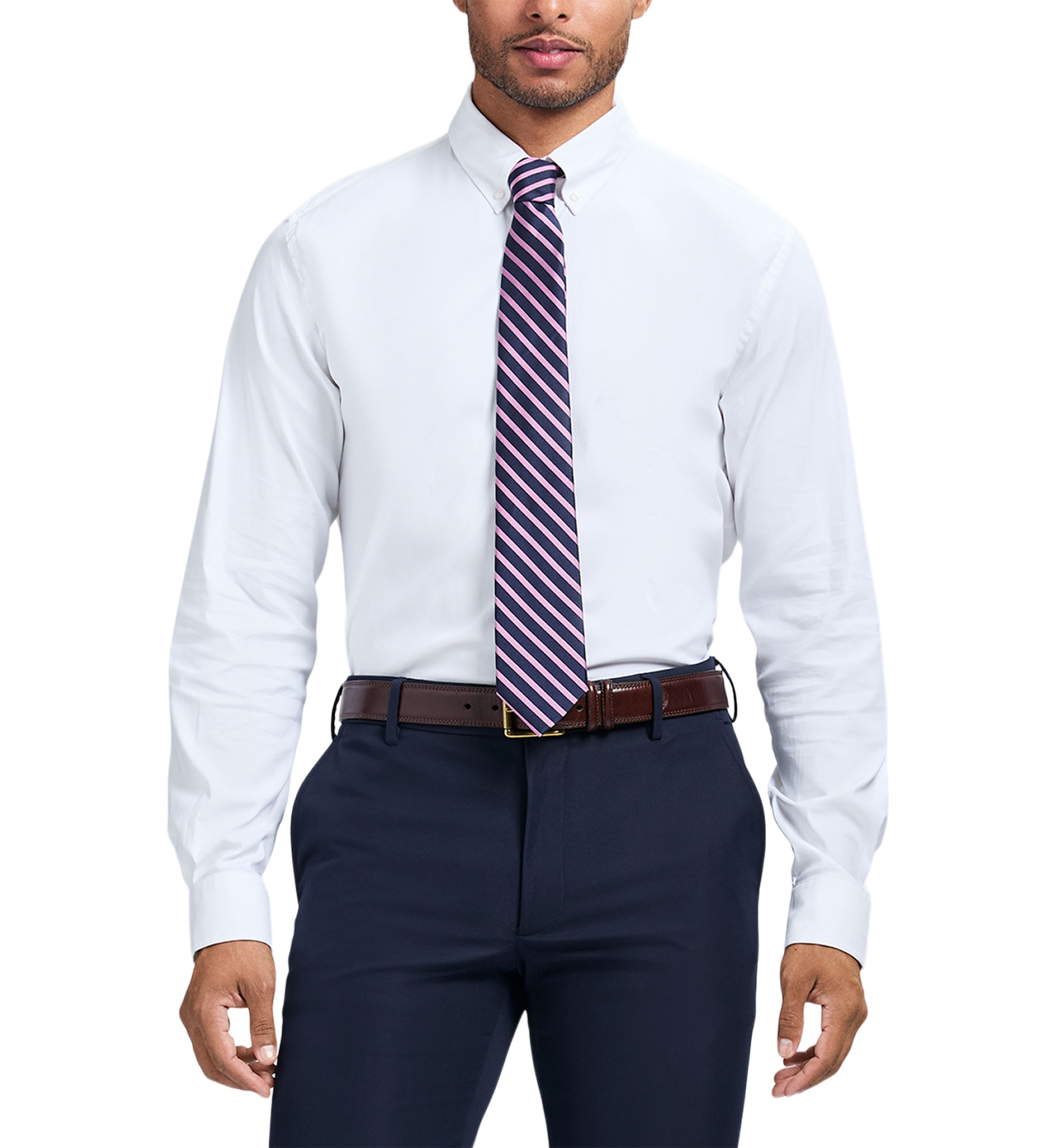Regular Fit All-Over Stretch Button Down​​ Shirt