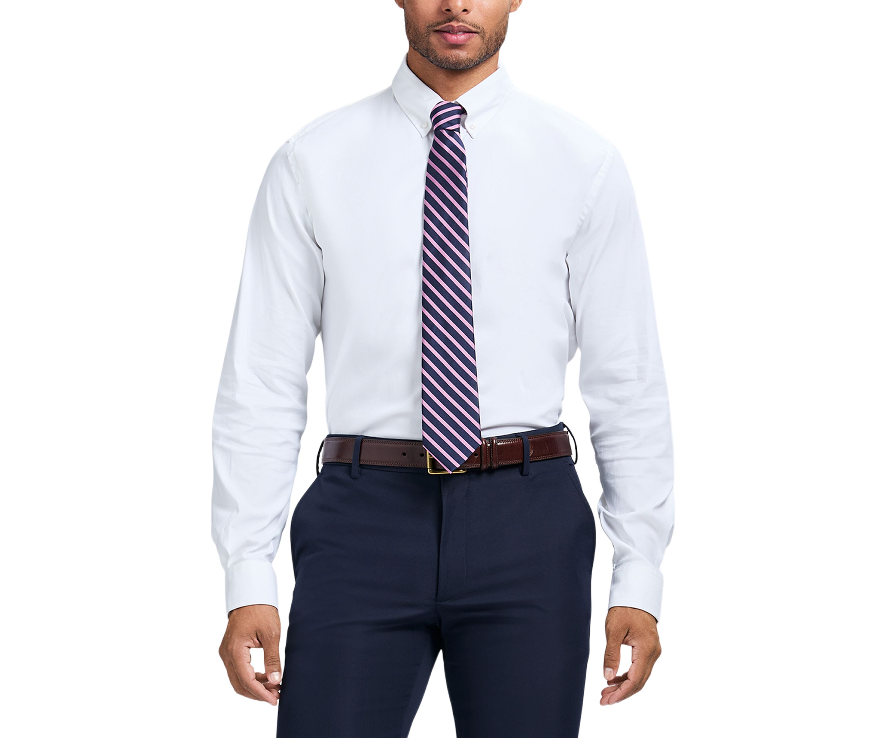 Regular Fit All-Over Stretch Button Down​​ Shirt