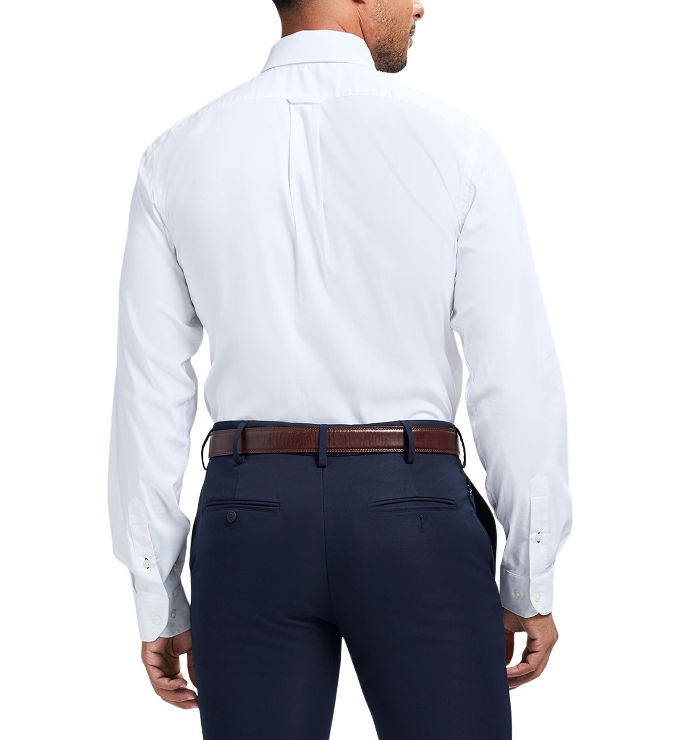Regular Fit All-Over Stretch Button Down​​ Shirt