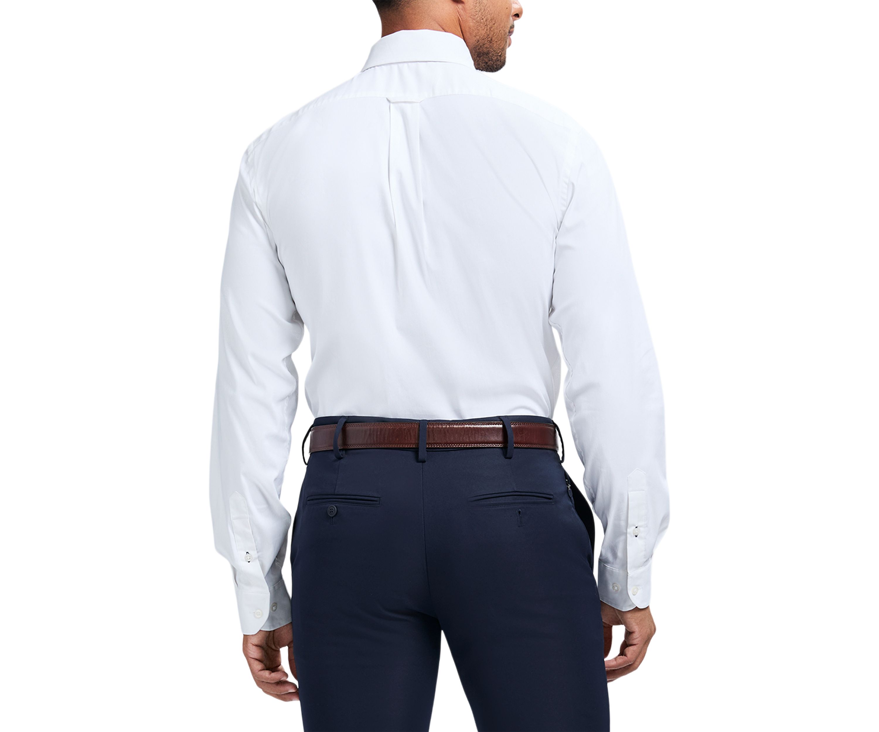 Regular Fit All-Over Stretch Button Down​​ Shirt