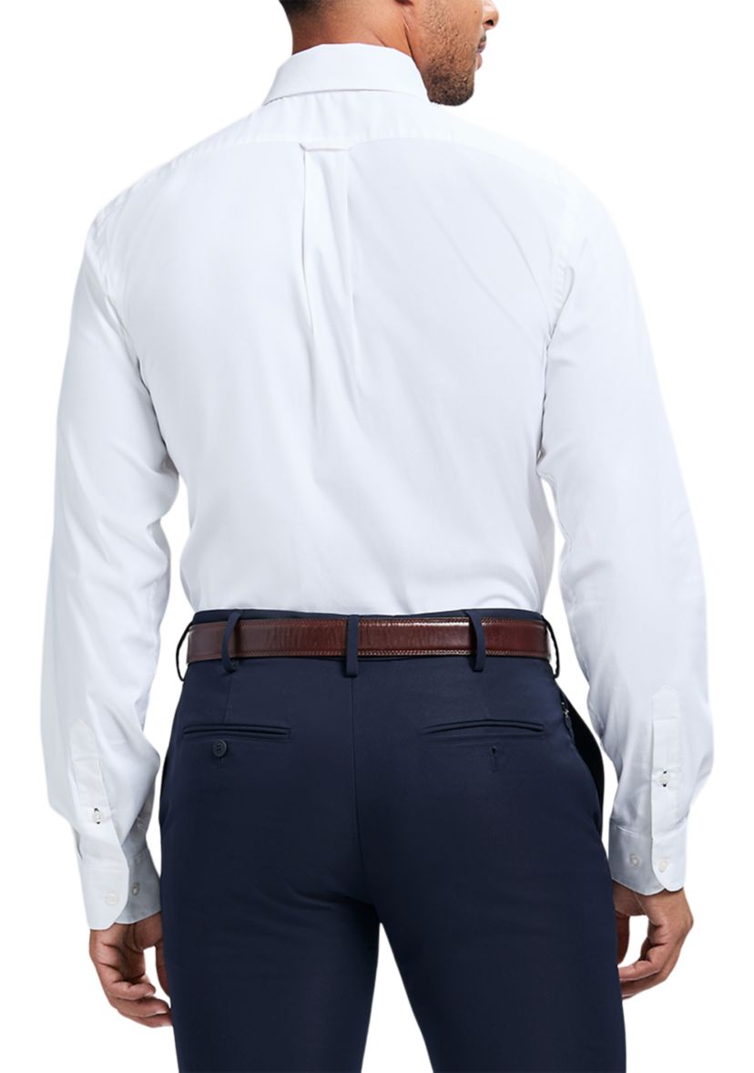 Regular Fit All-Over Stretch Button Down​​ Shirt