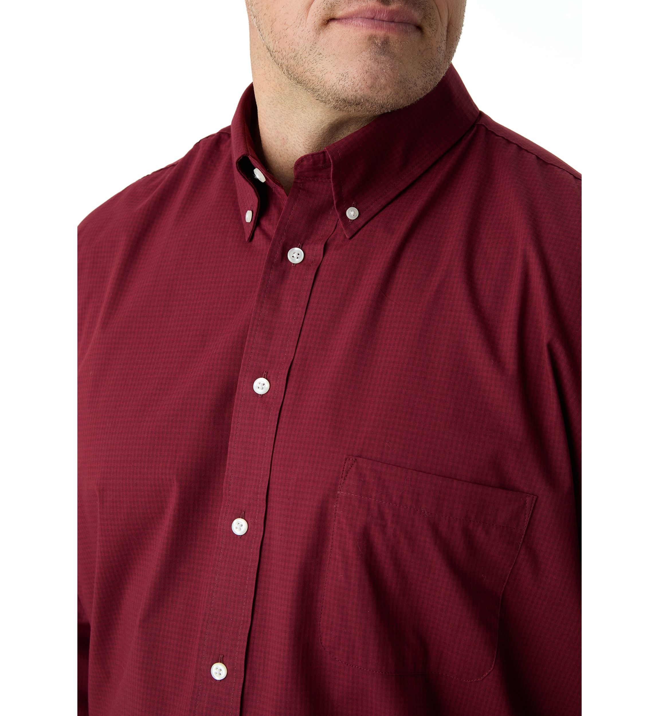 Big & Tall Fashion Stretch Regular Fit Button Down Shirt