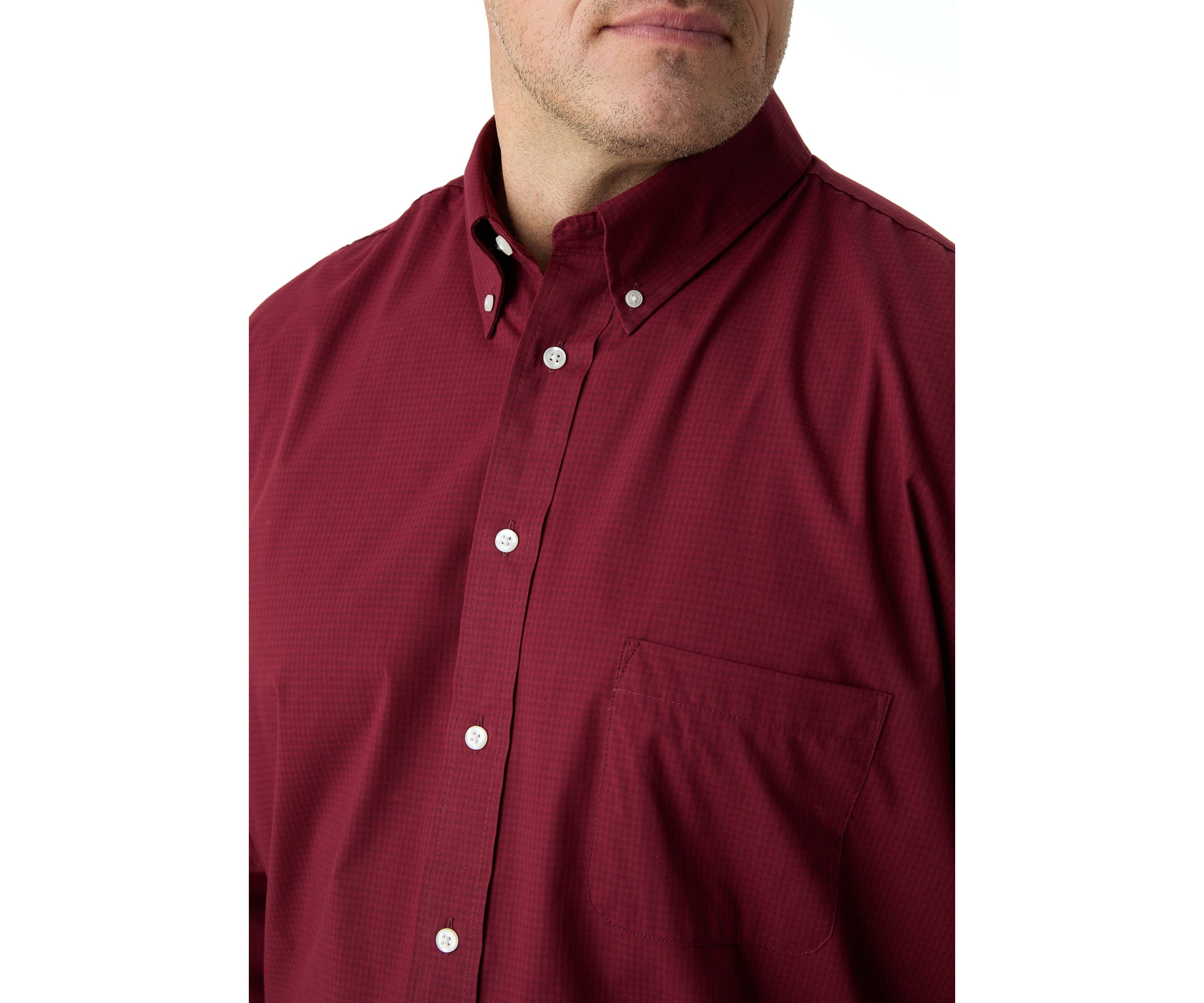 Big & Tall Fashion Stretch Regular Fit Button Down Shirt