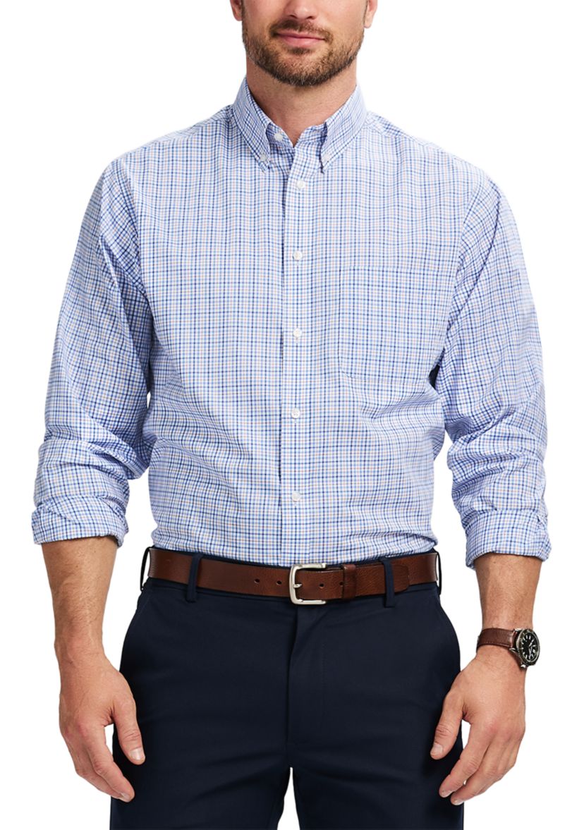 Fashion Stretch Regular Fit Button Down​ Shirt 