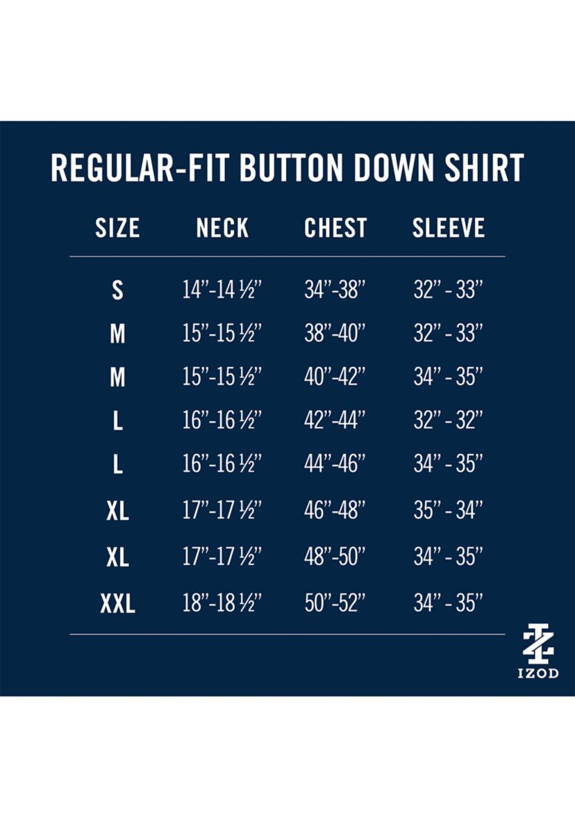 Mens Allover Stretch Regular Fit Button Down Shirt