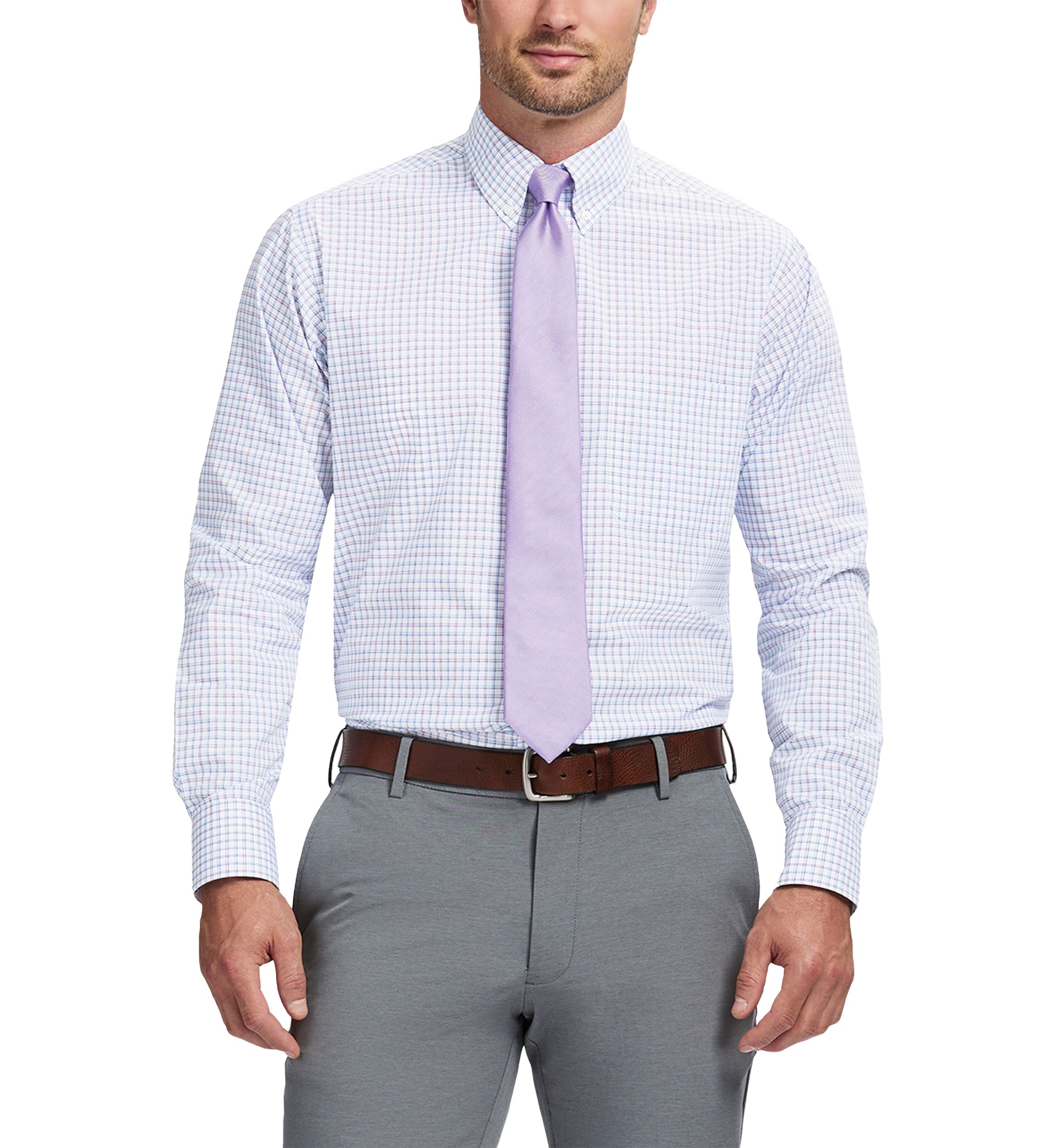 Fashion Stretch Regular Fit Button Down