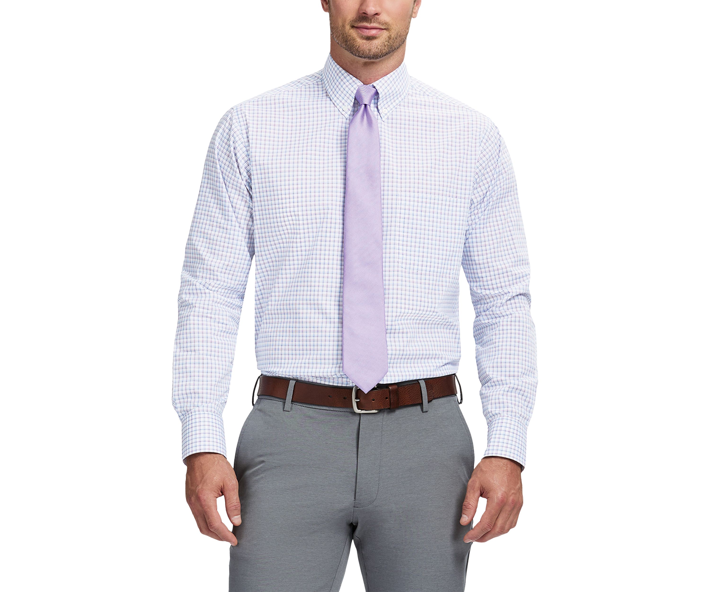 Fashion Stretch Regular Fit Button Down