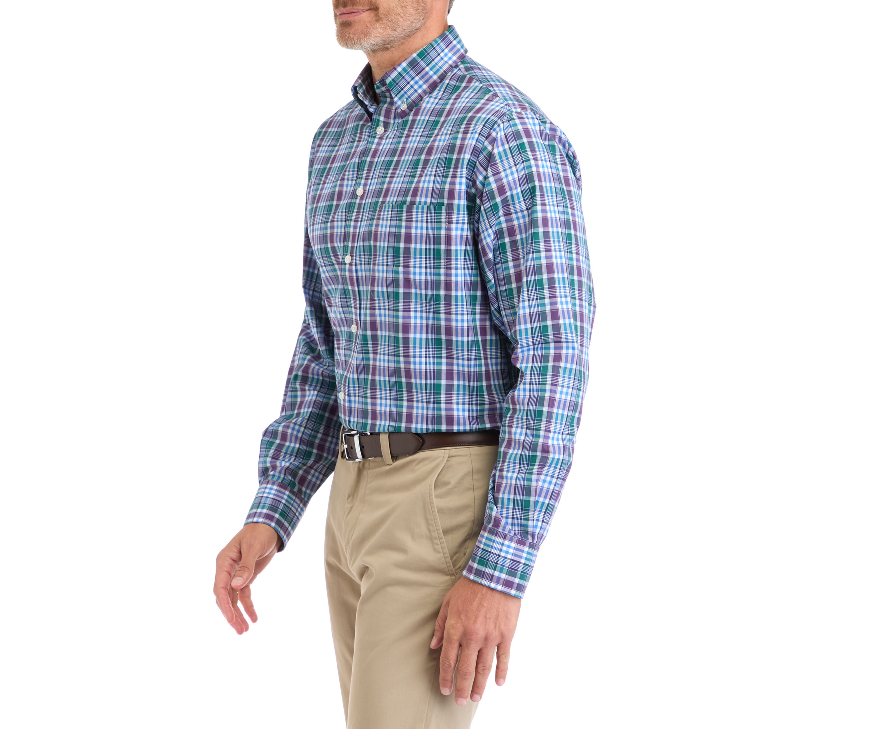 Fashion Stretch Regular Fit Button Down Shirt