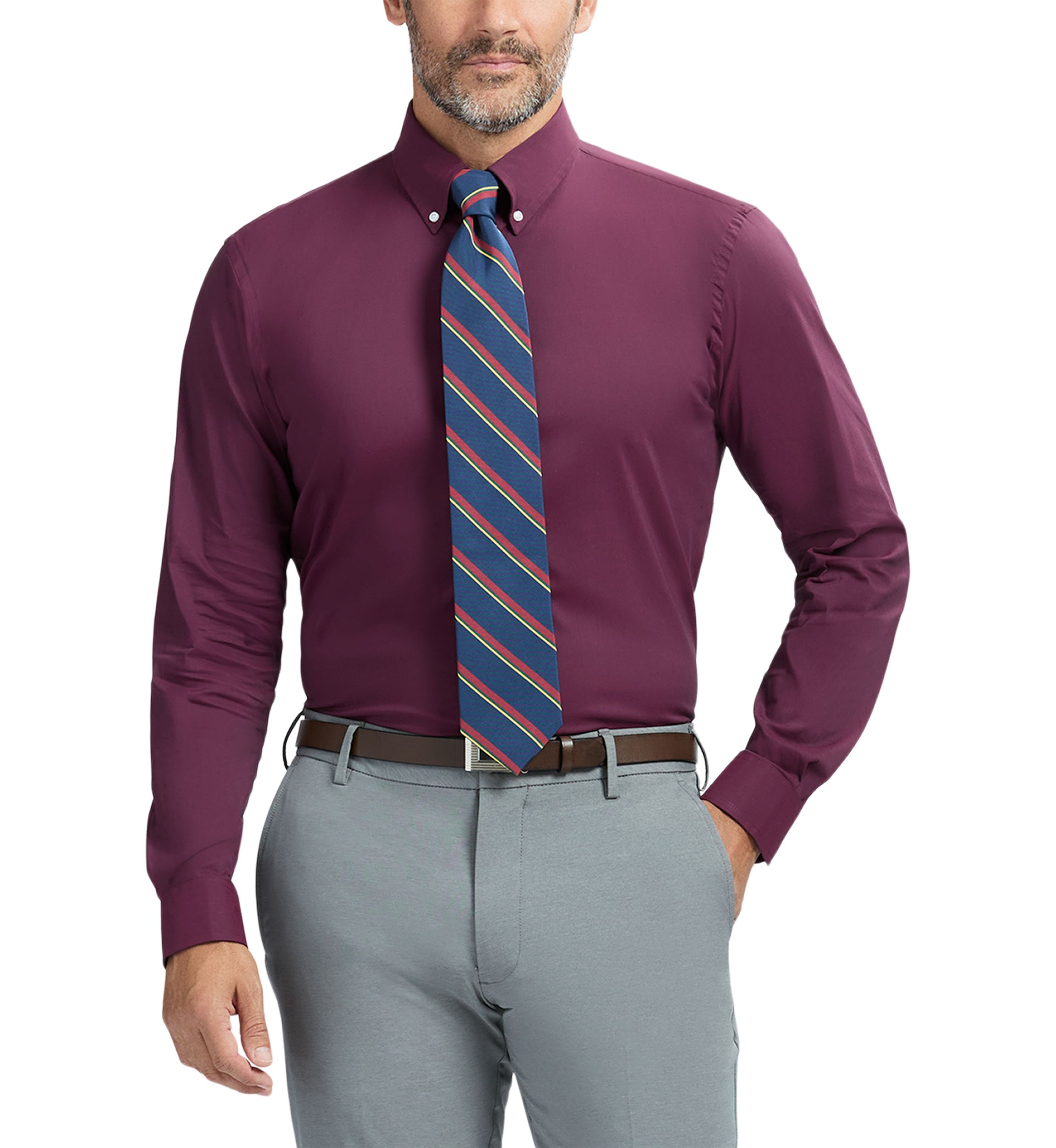 Fashion Slim Fit Cool FX Button Down​ Shirt