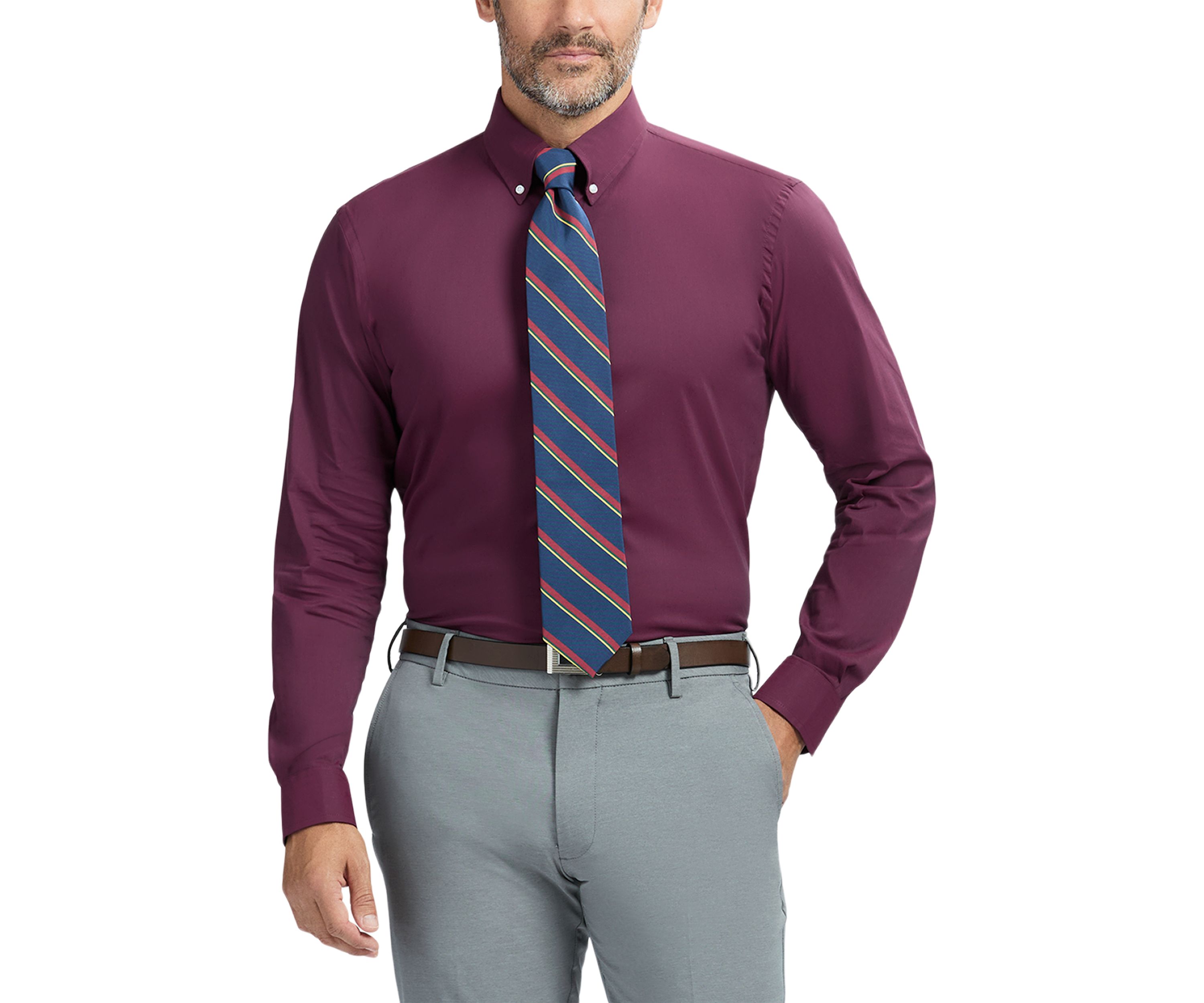 Fashion Slim Fit Cool FX Button Down​ Shirt
