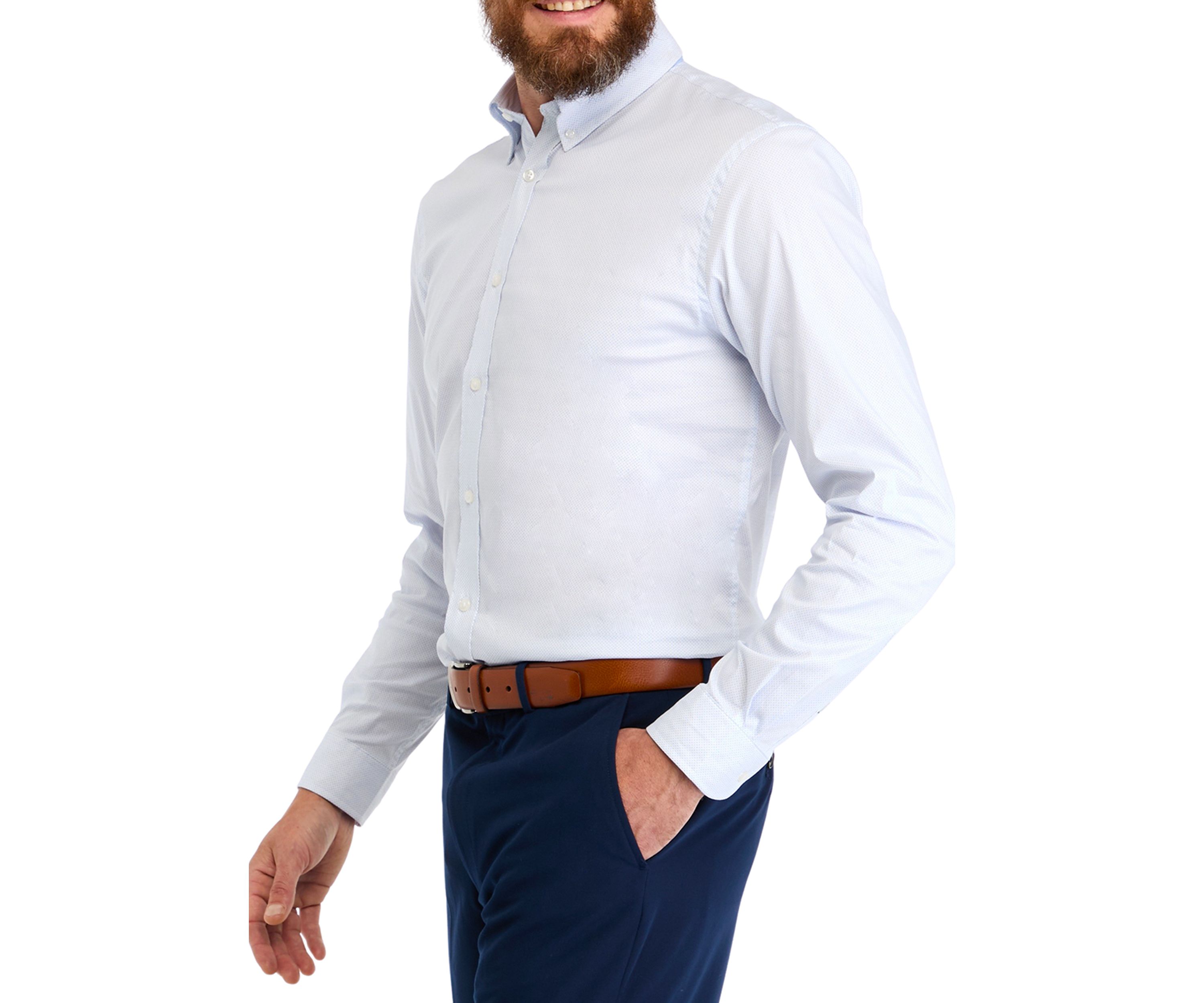 Fashion Slim Fit Cool FX Button Down​ Shirt