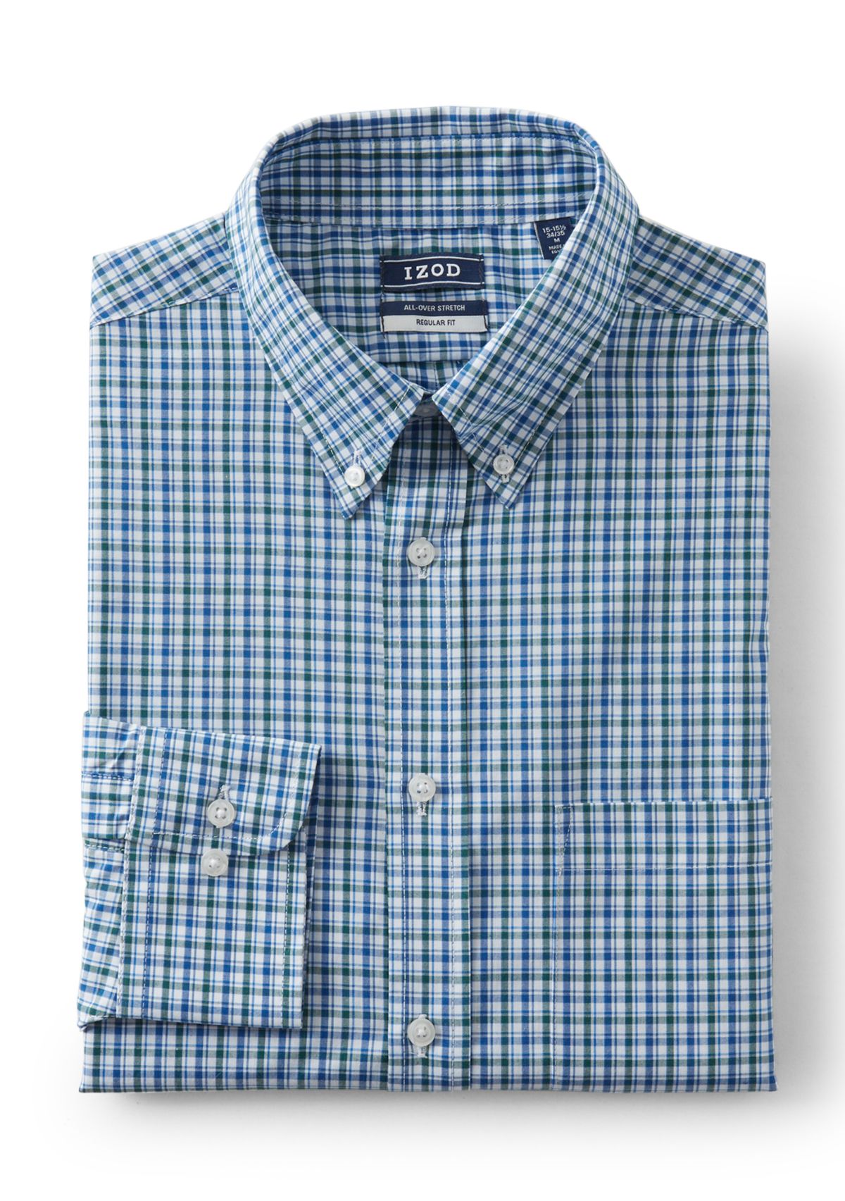 All-Over Stretch Regular Fit Button Down