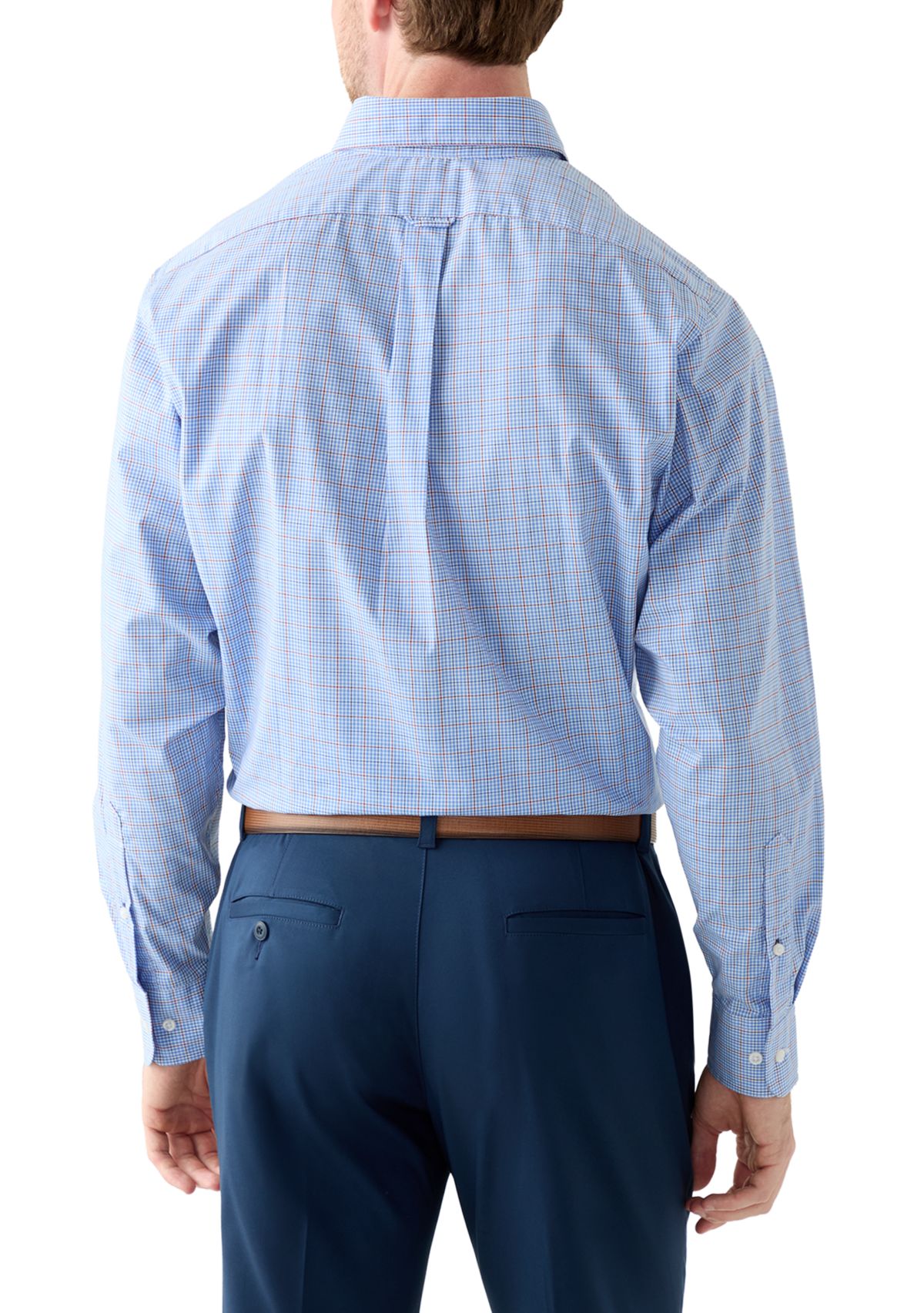 Long Sleeve All Over Stretch Regular Fit Button Down Shirt