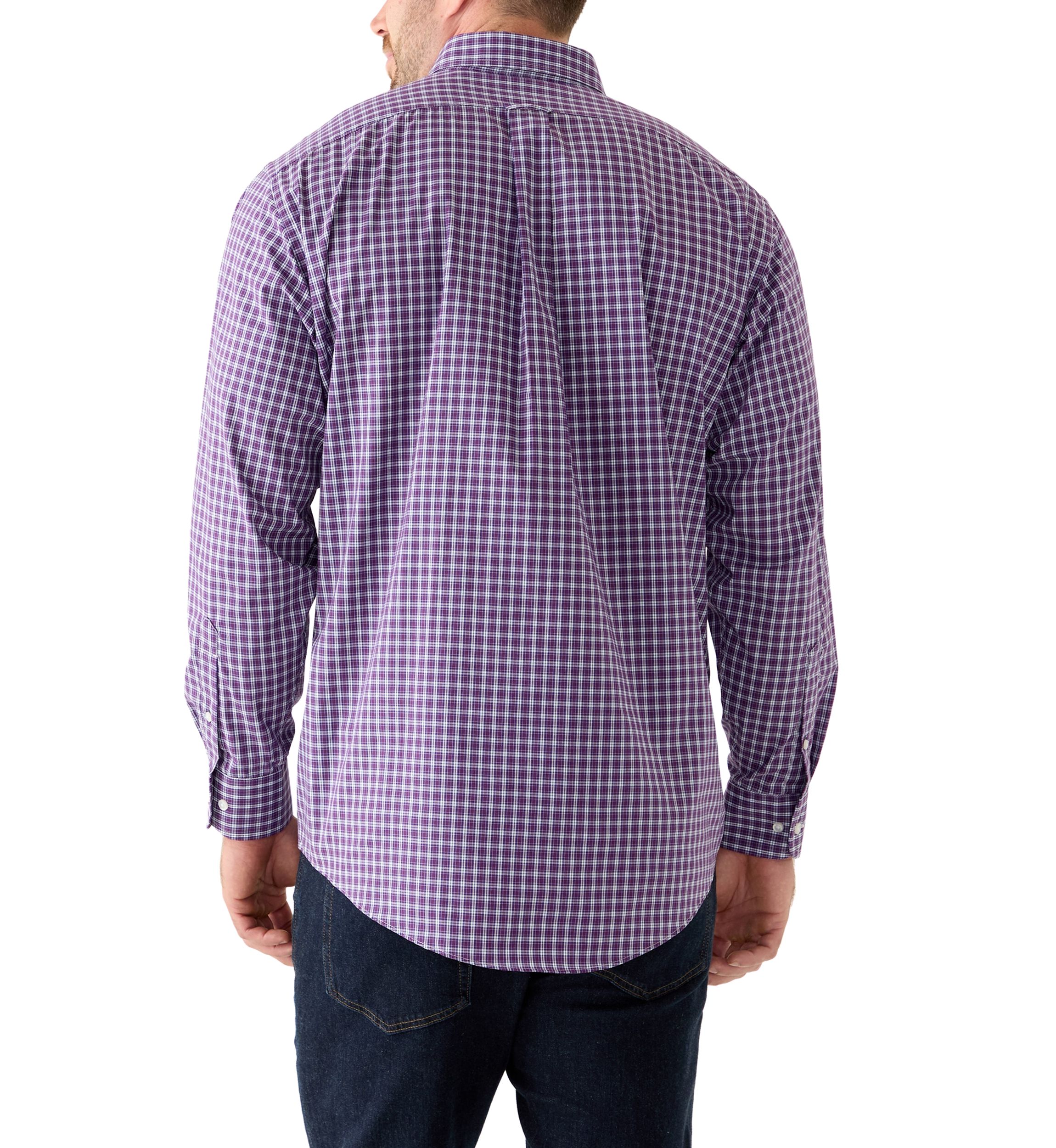 Big & Tall All-Over Stretch Button Down Shirt
