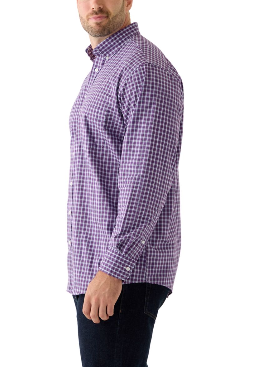 Big & Tall All-Over Stretch Button Down Shirt