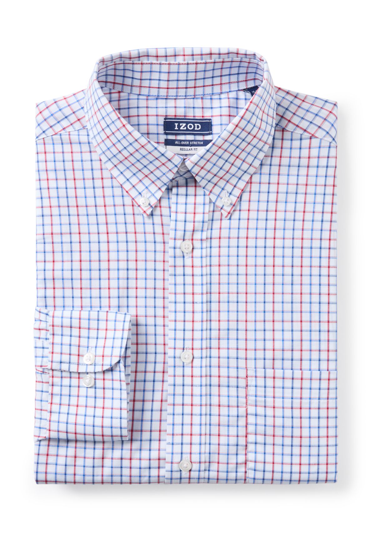 Long Sleeve Tattersall Check Dress Shirt