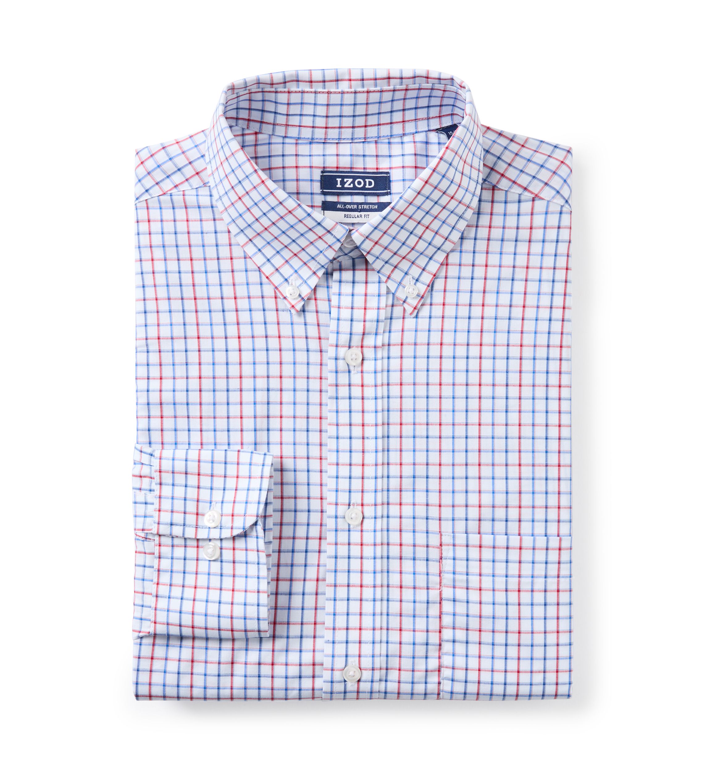 Long Sleeve Tattersall Check Dress Shirt