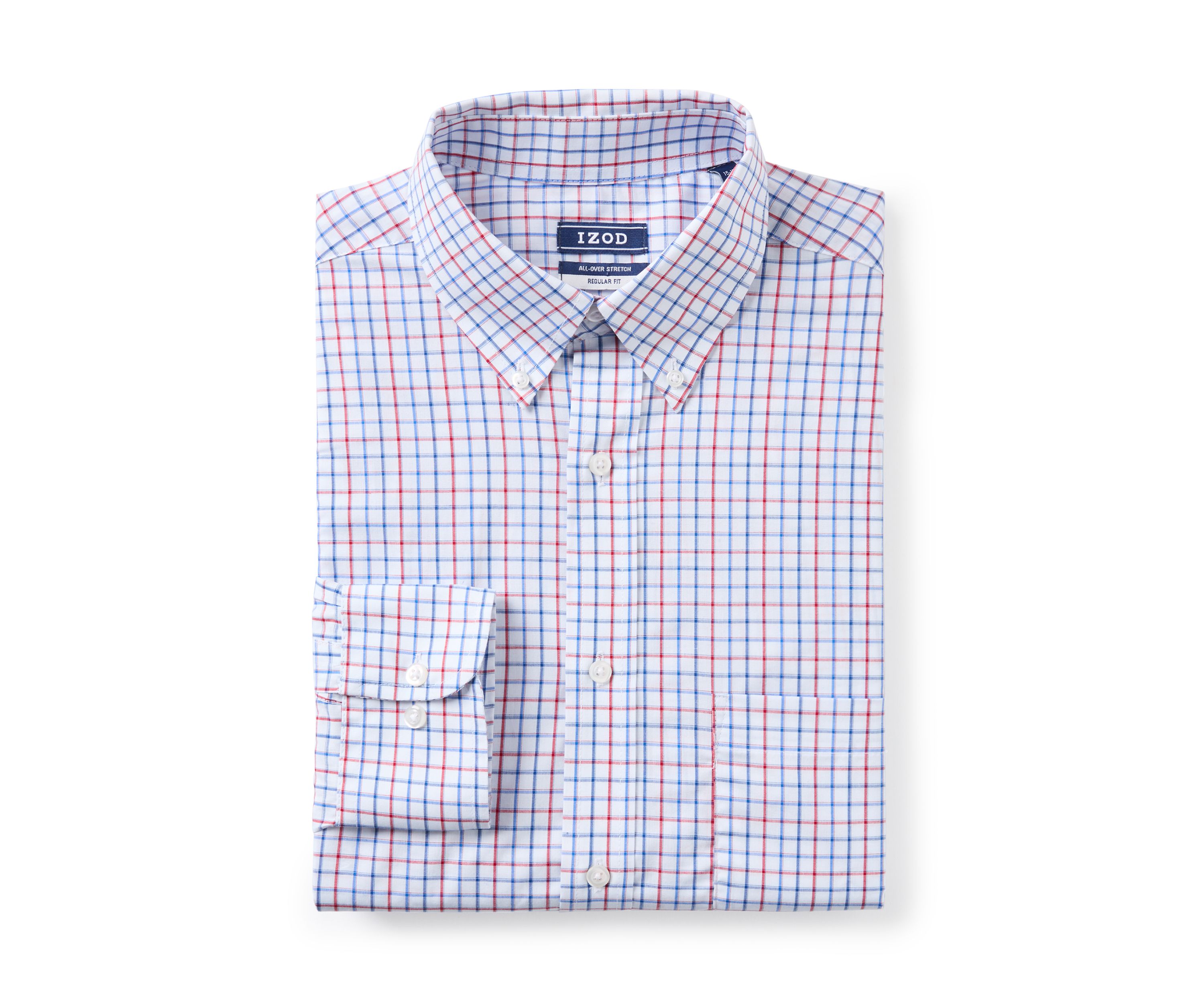 Long Sleeve Tattersall Check Dress Shirt