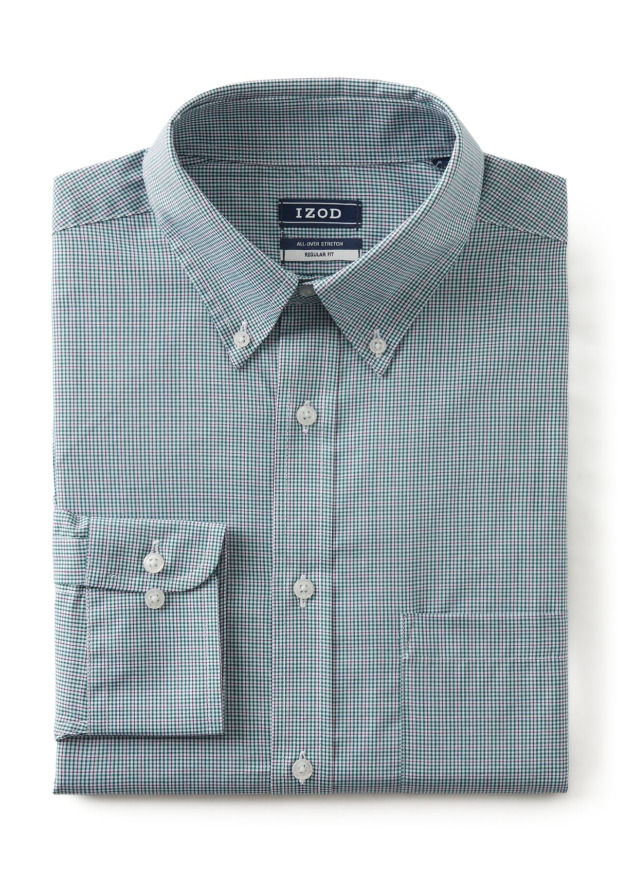 All-Over Stretch Regular Fit Button Down Shirt