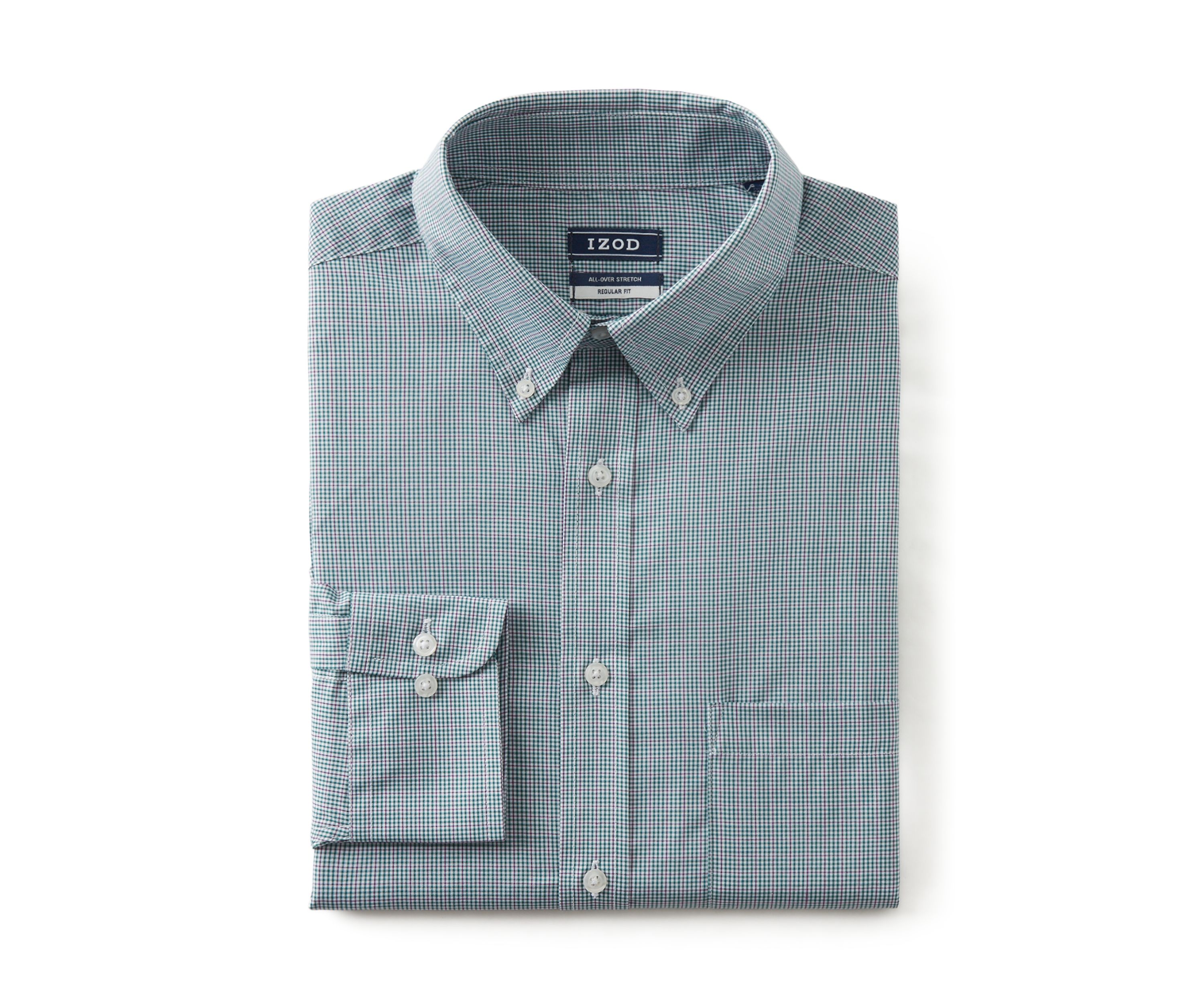 All-Over Stretch Regular Fit Button Down Shirt
