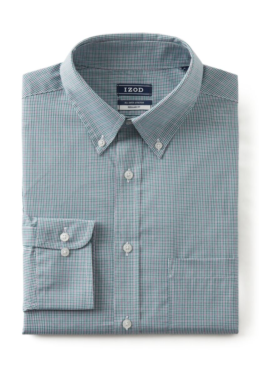 All-Over Stretch Regular Fit Button Down Shirt