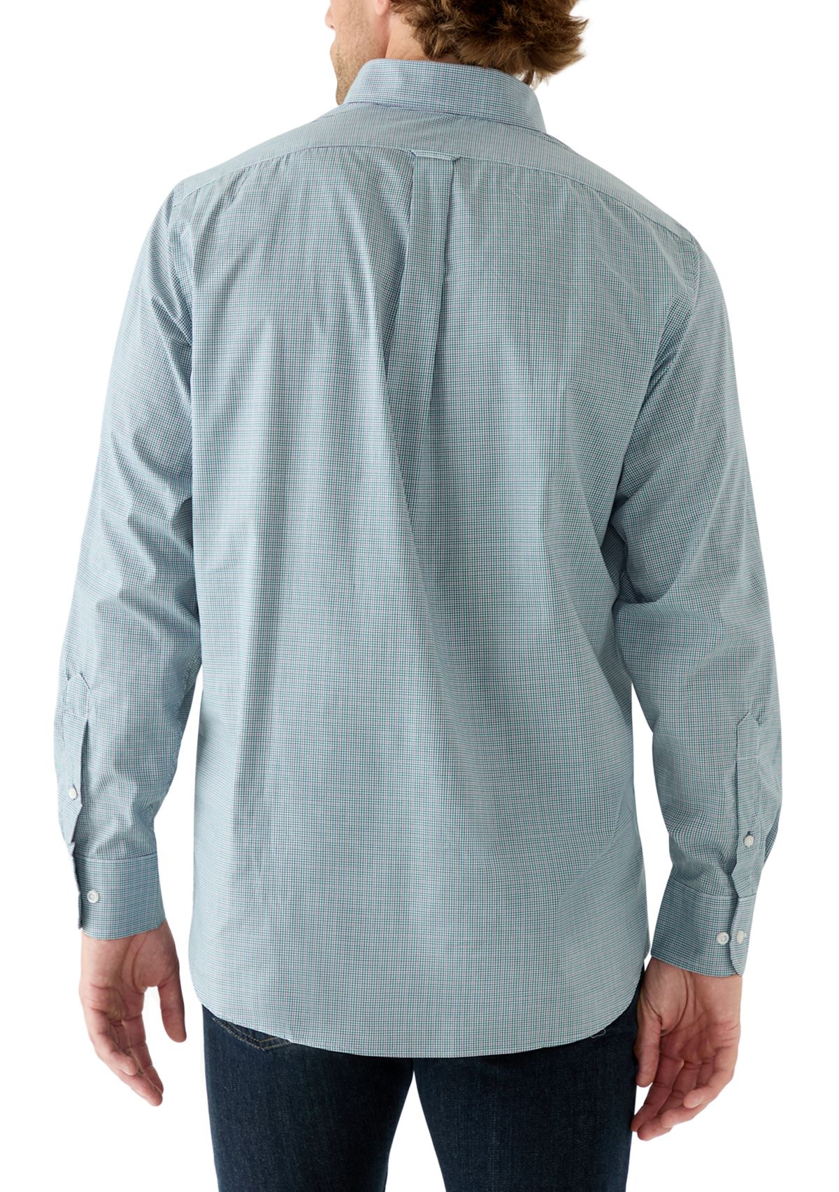 All-Over Stretch Regular Fit Button Down Shirt