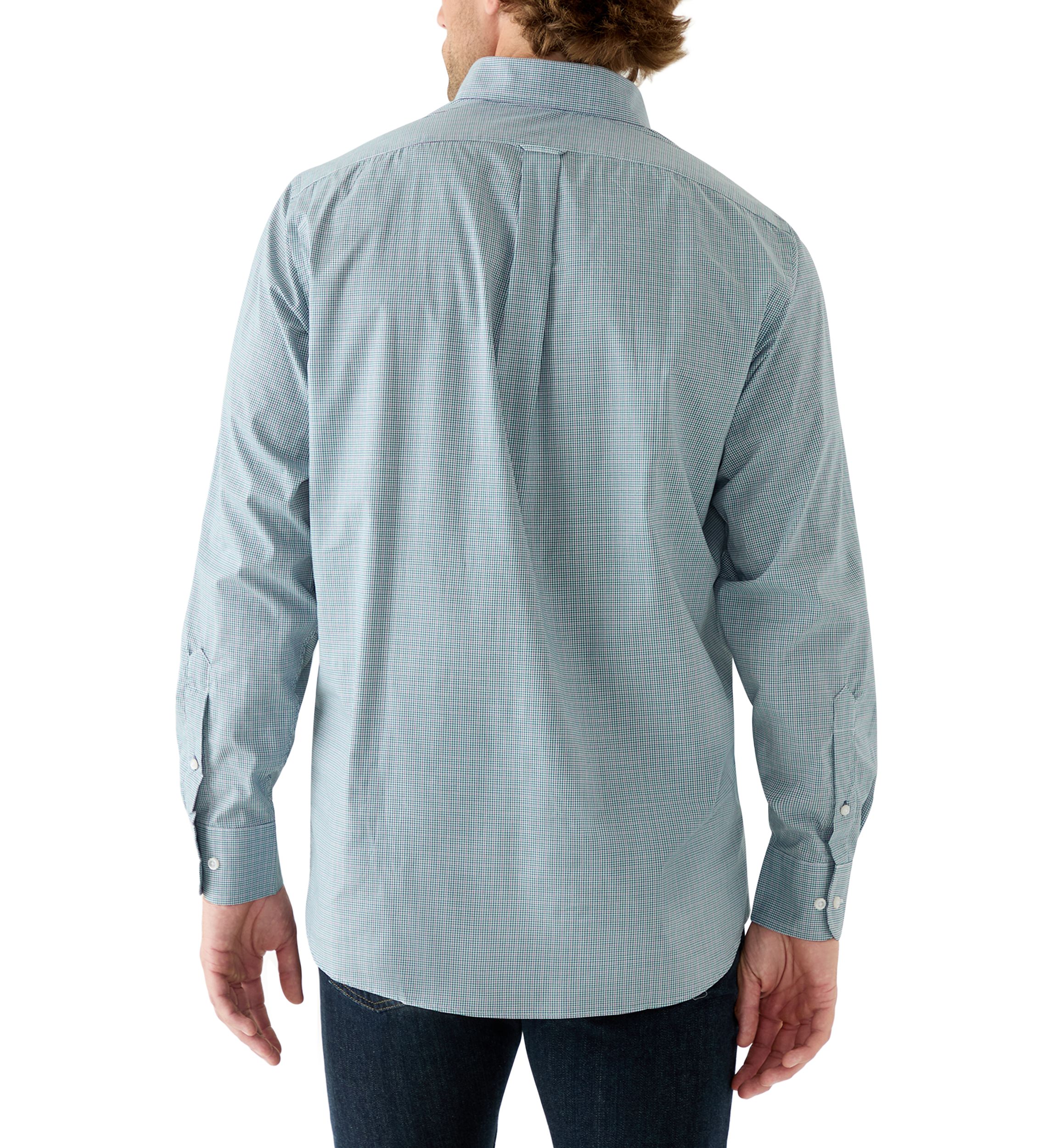 All-Over Stretch Regular Fit Button Down Shirt