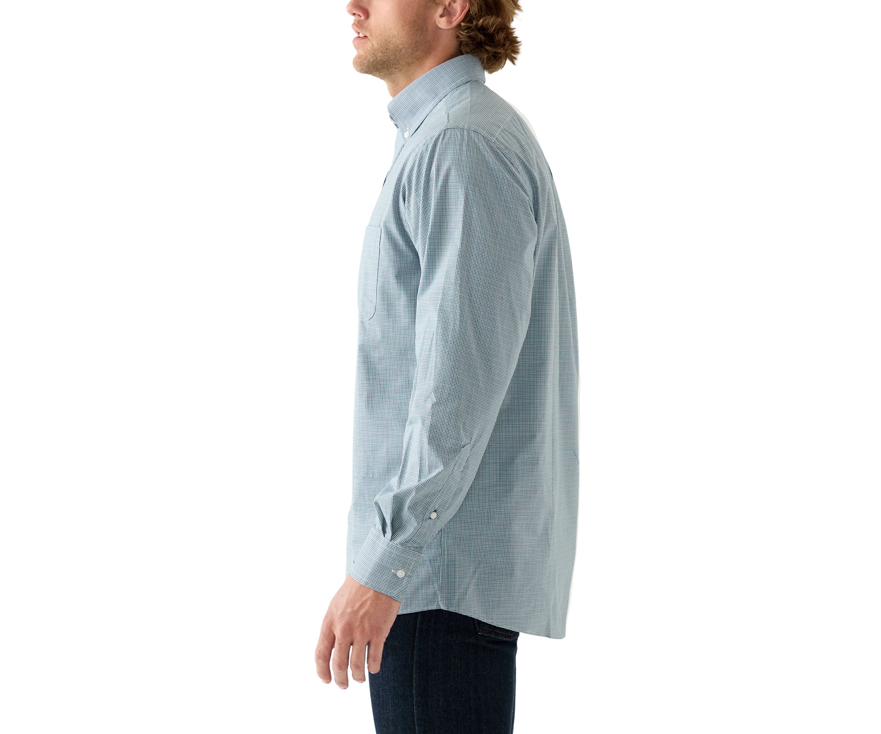 All-Over Stretch Regular Fit Button Down Shirt