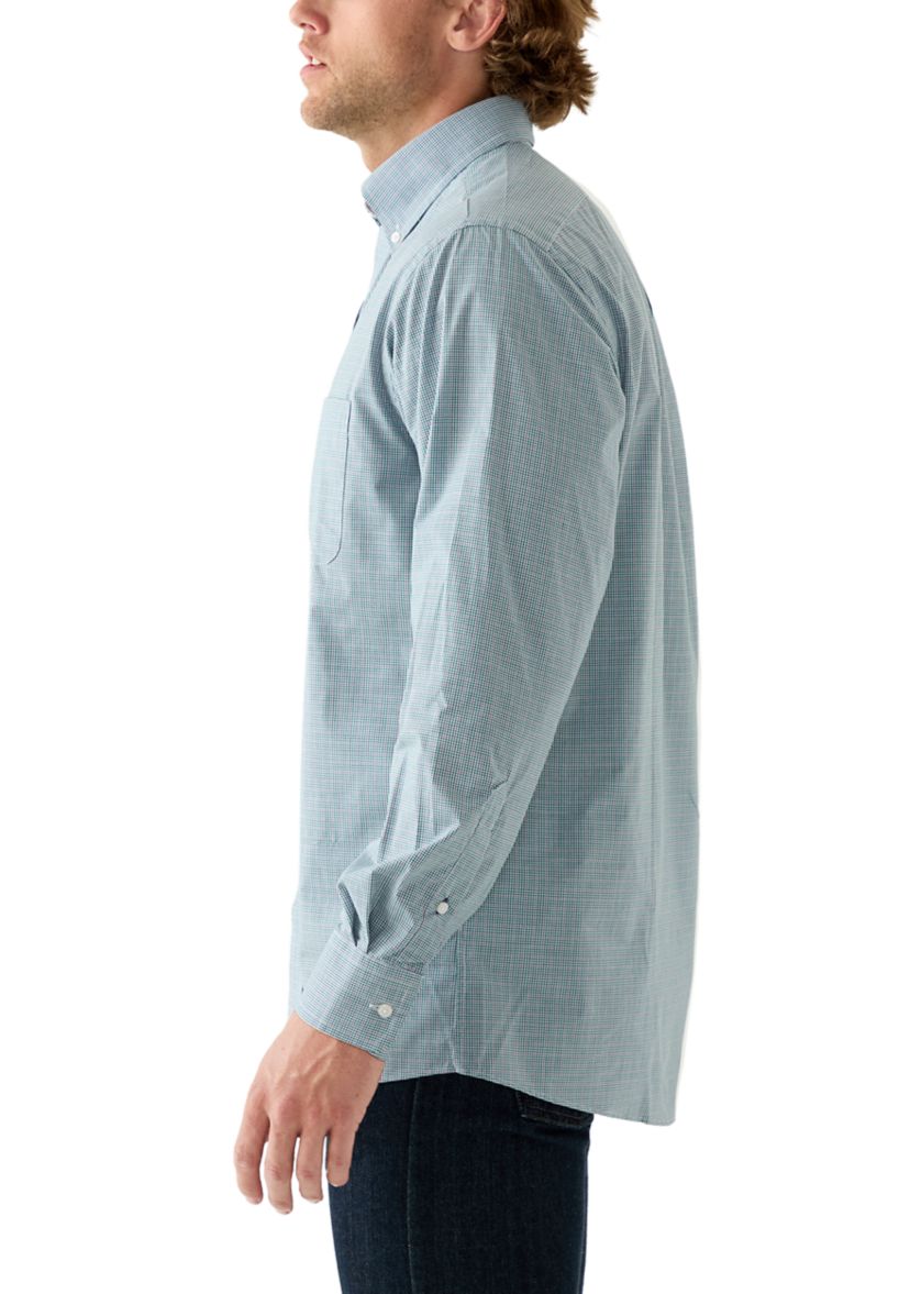 All-Over Stretch Regular Fit Button Down Shirt