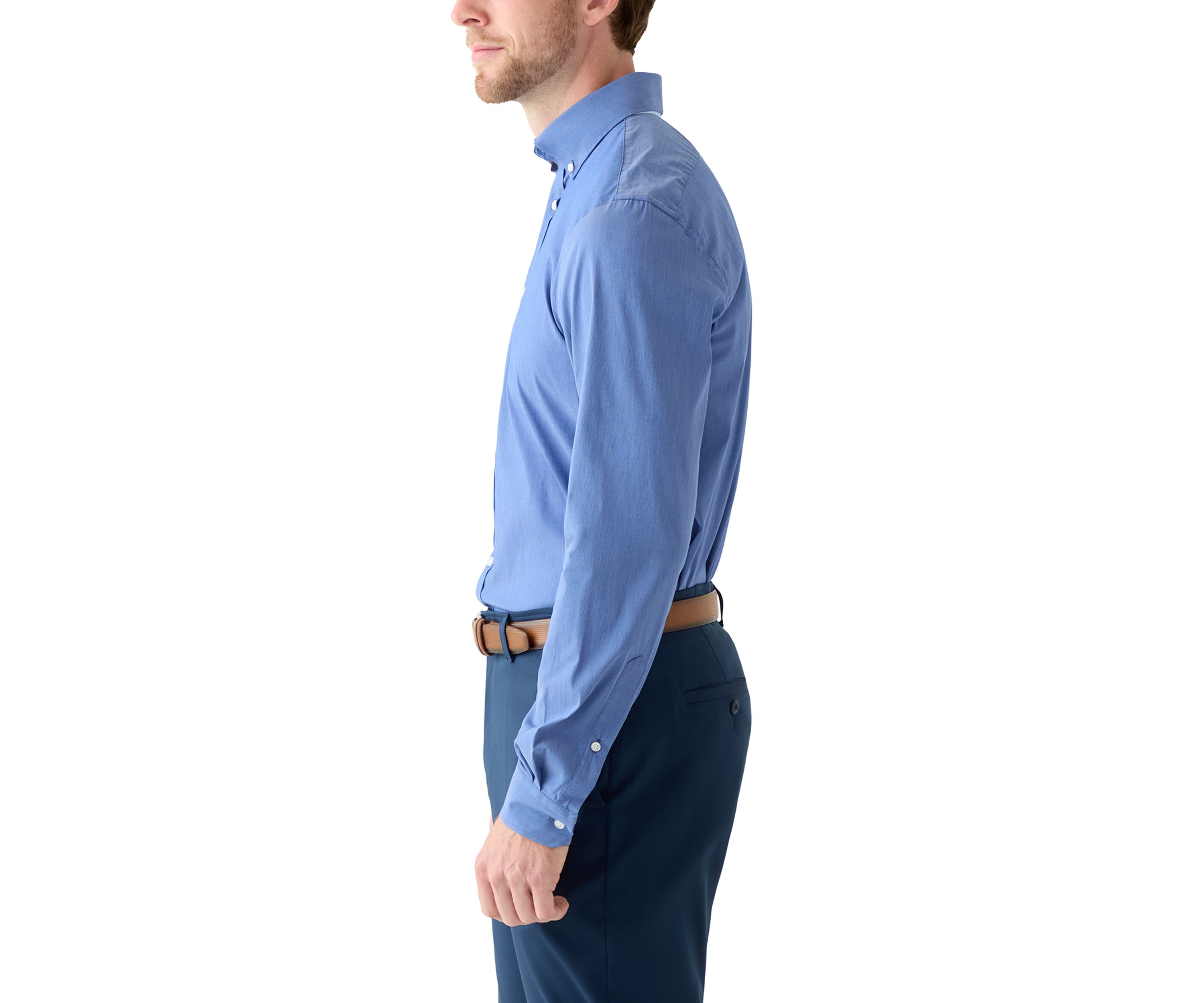 Advantage Performance Slim Fit Cool Fx Button Down Shirt