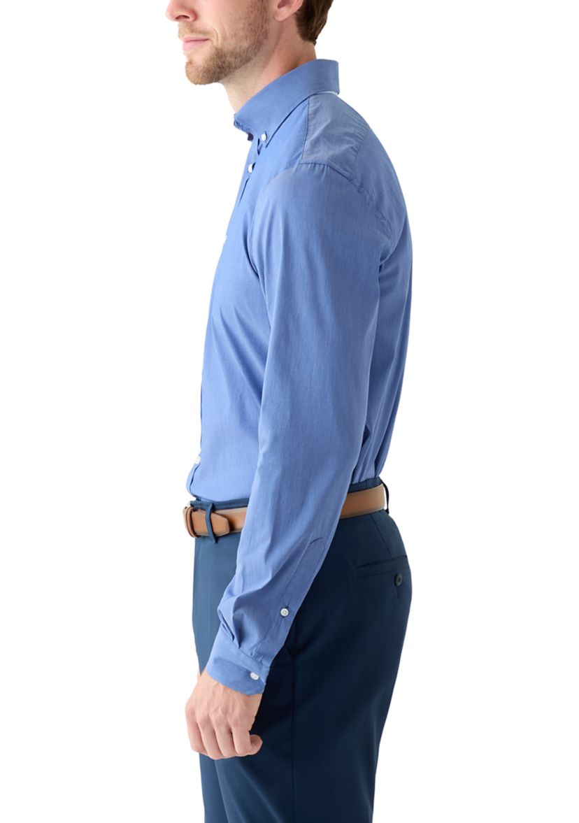 Advantage Performance Slim Fit Cool Fx Button Down Shirt