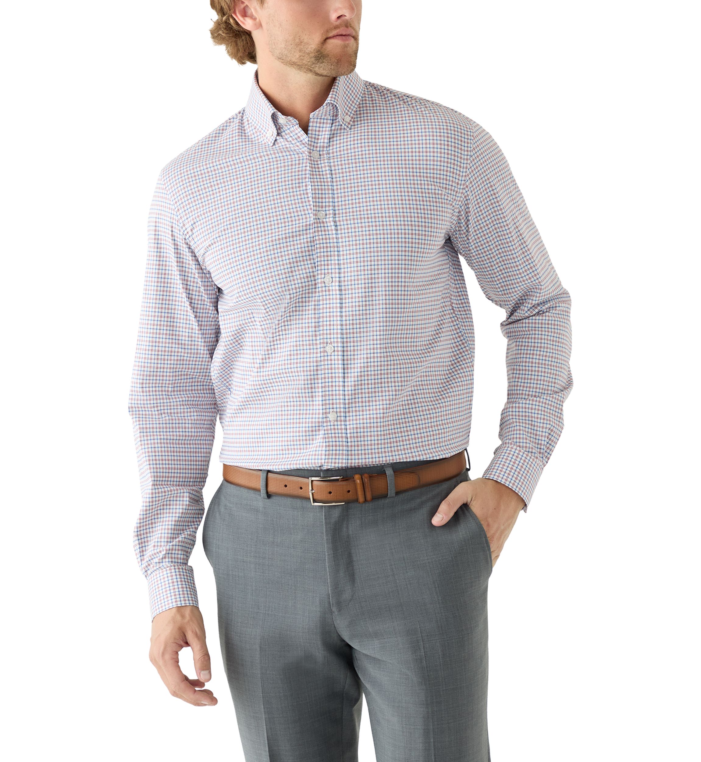 Advantage Performance Slim Fit Cool FX Button Down Shirt