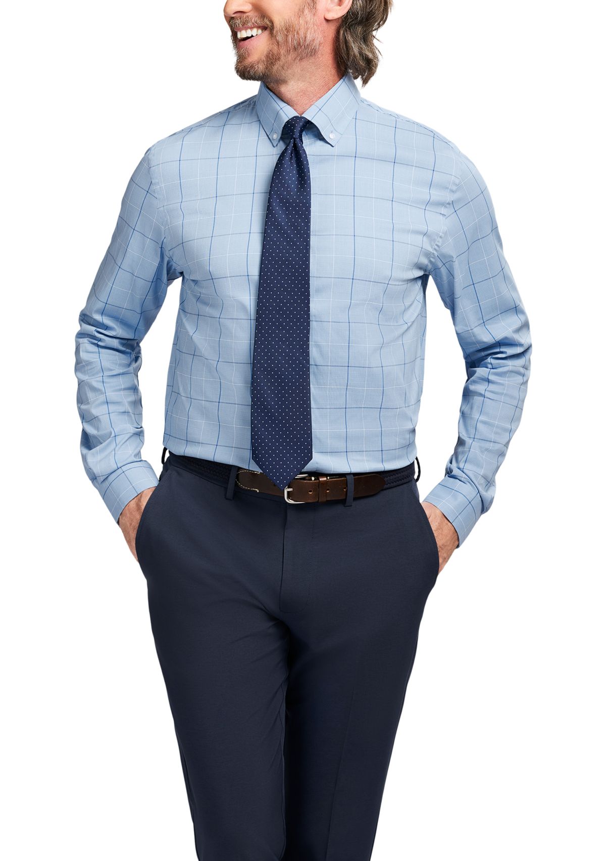 Advantage Performance Slim Fit Cool FX Button Down Shirt