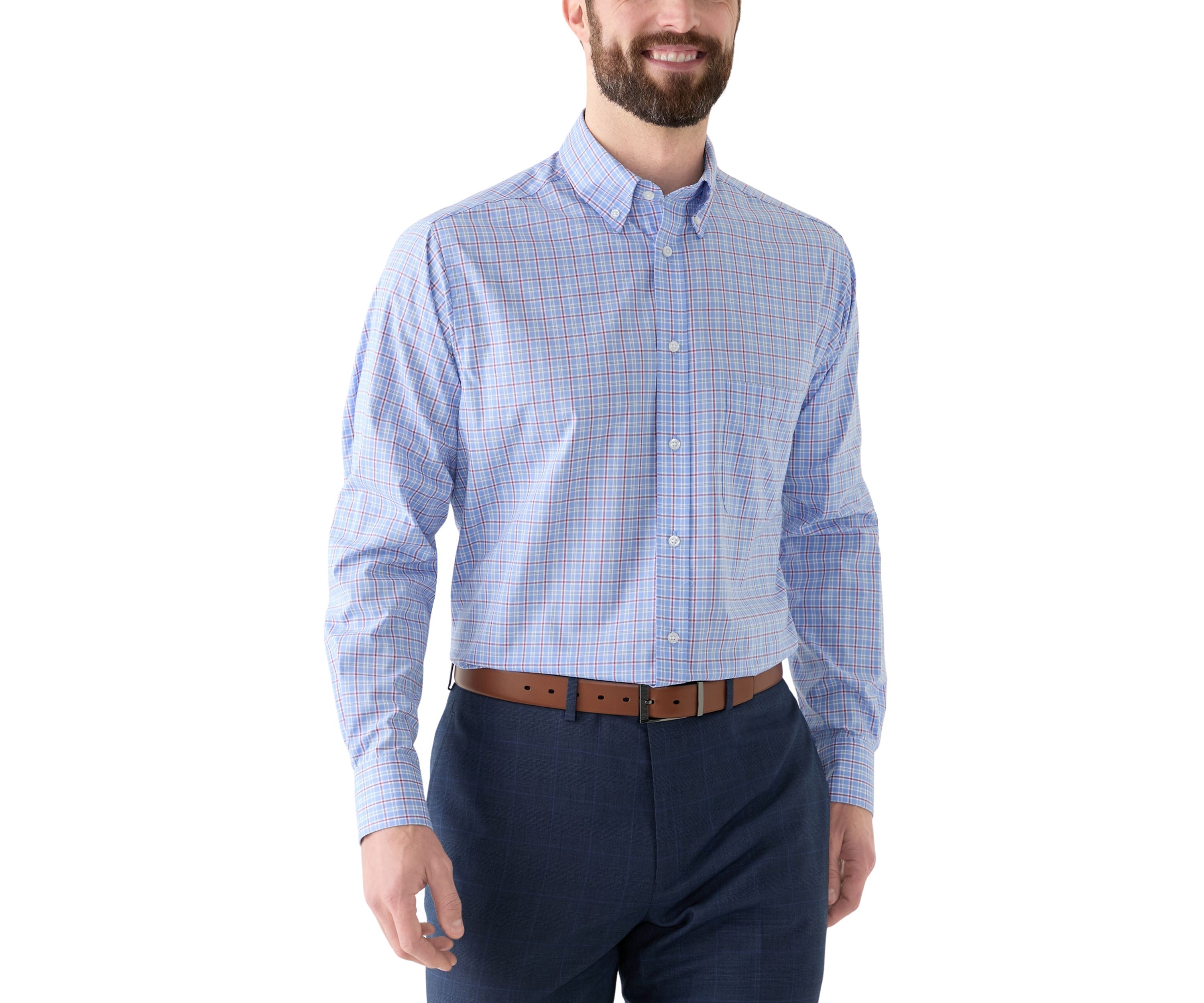 Regular Fit All Over Stretch Dress Shirt