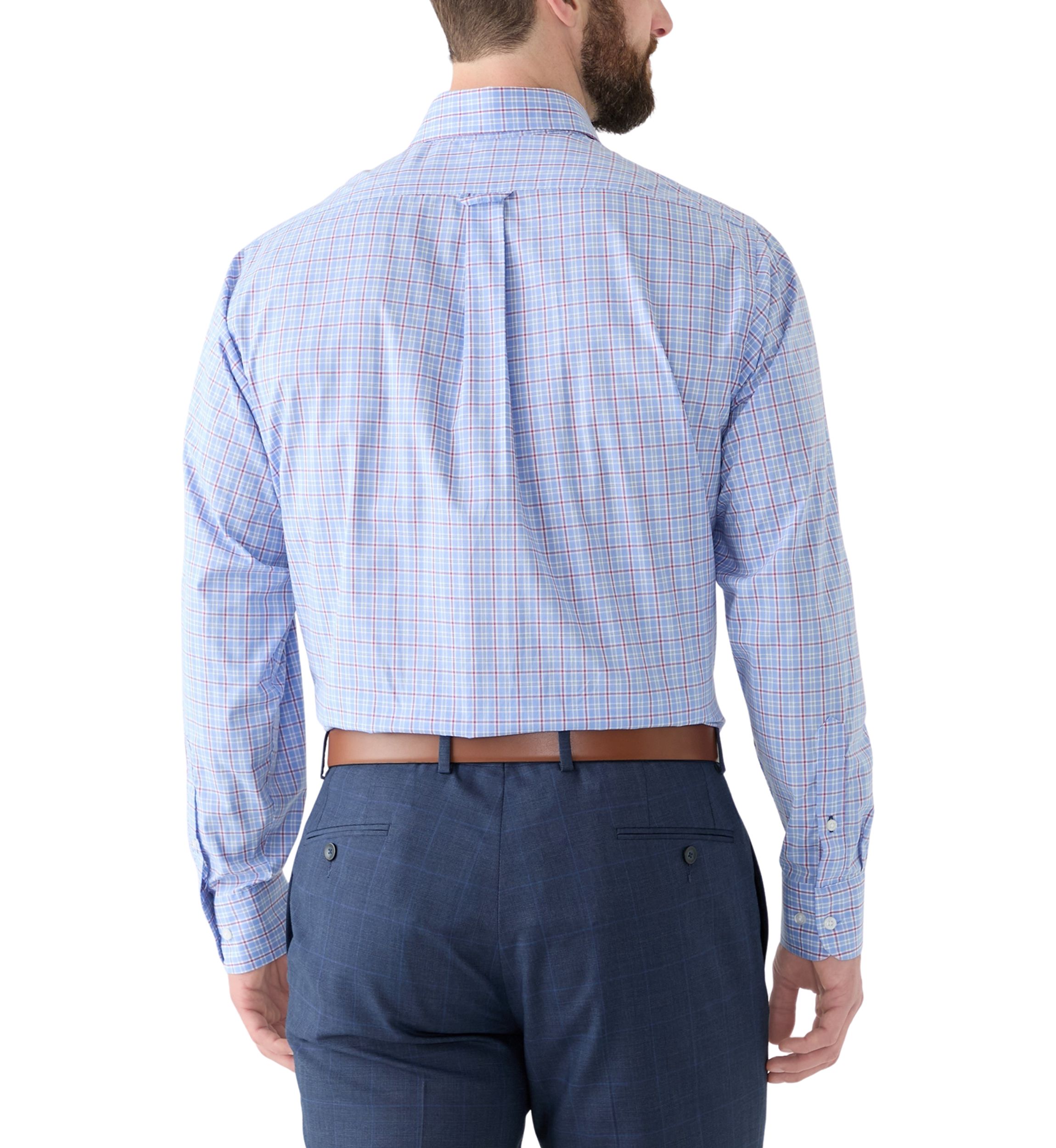 Regular Fit All Over Stretch Dress Shirt