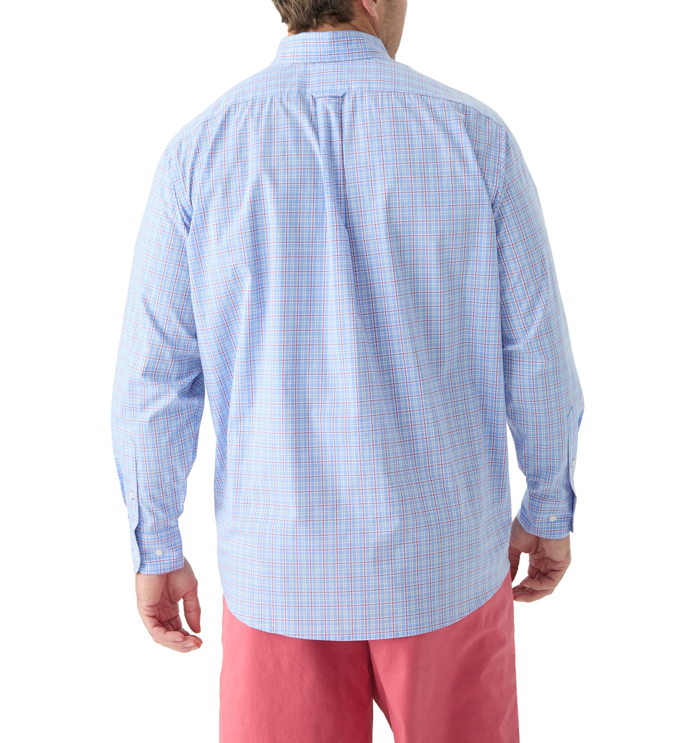 Big & Tall Long Sleeve Plaid Dress Shirt