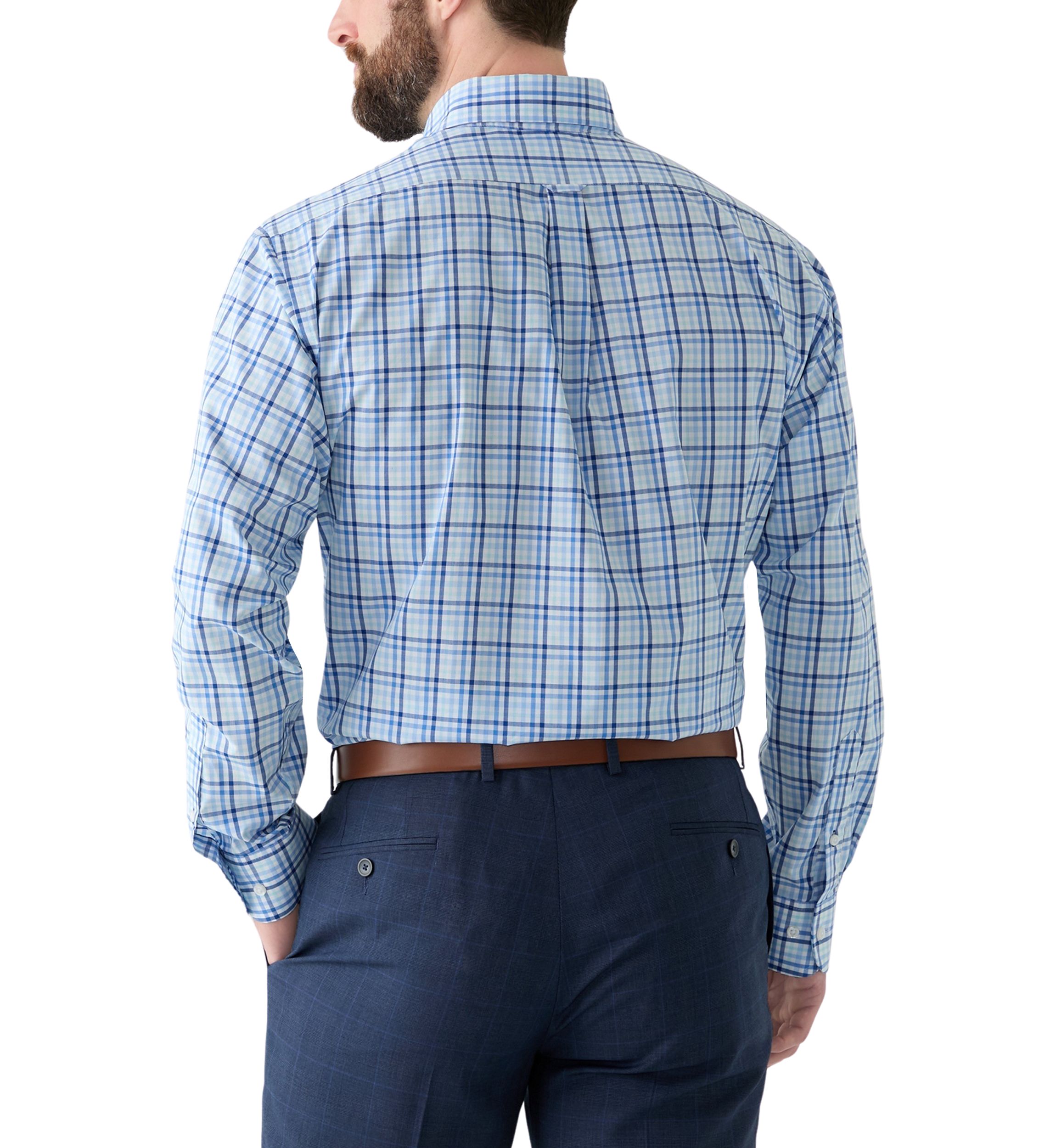 Regular Fit All Over Stretch Dress Shirt