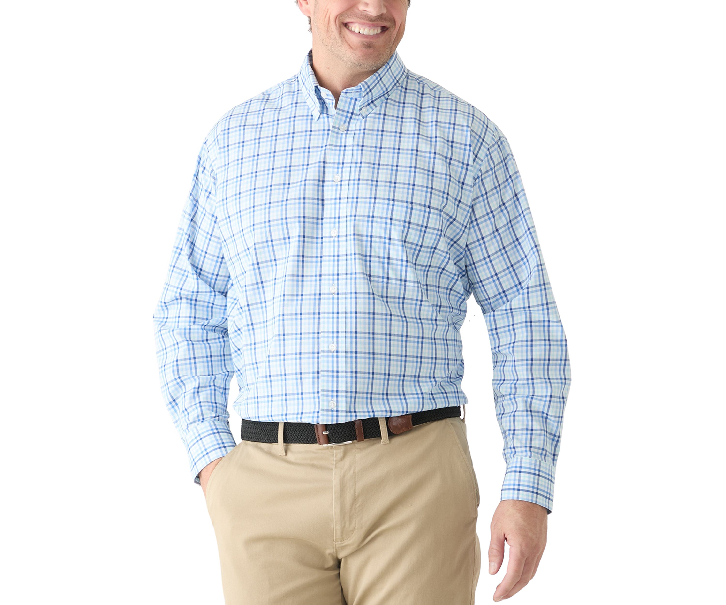 Big & Tall Button Down Fashion Stretch Shirt