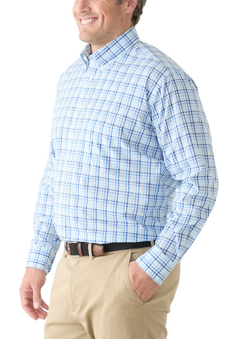 Big & Tall Button Down Fashion Stretch Shirt