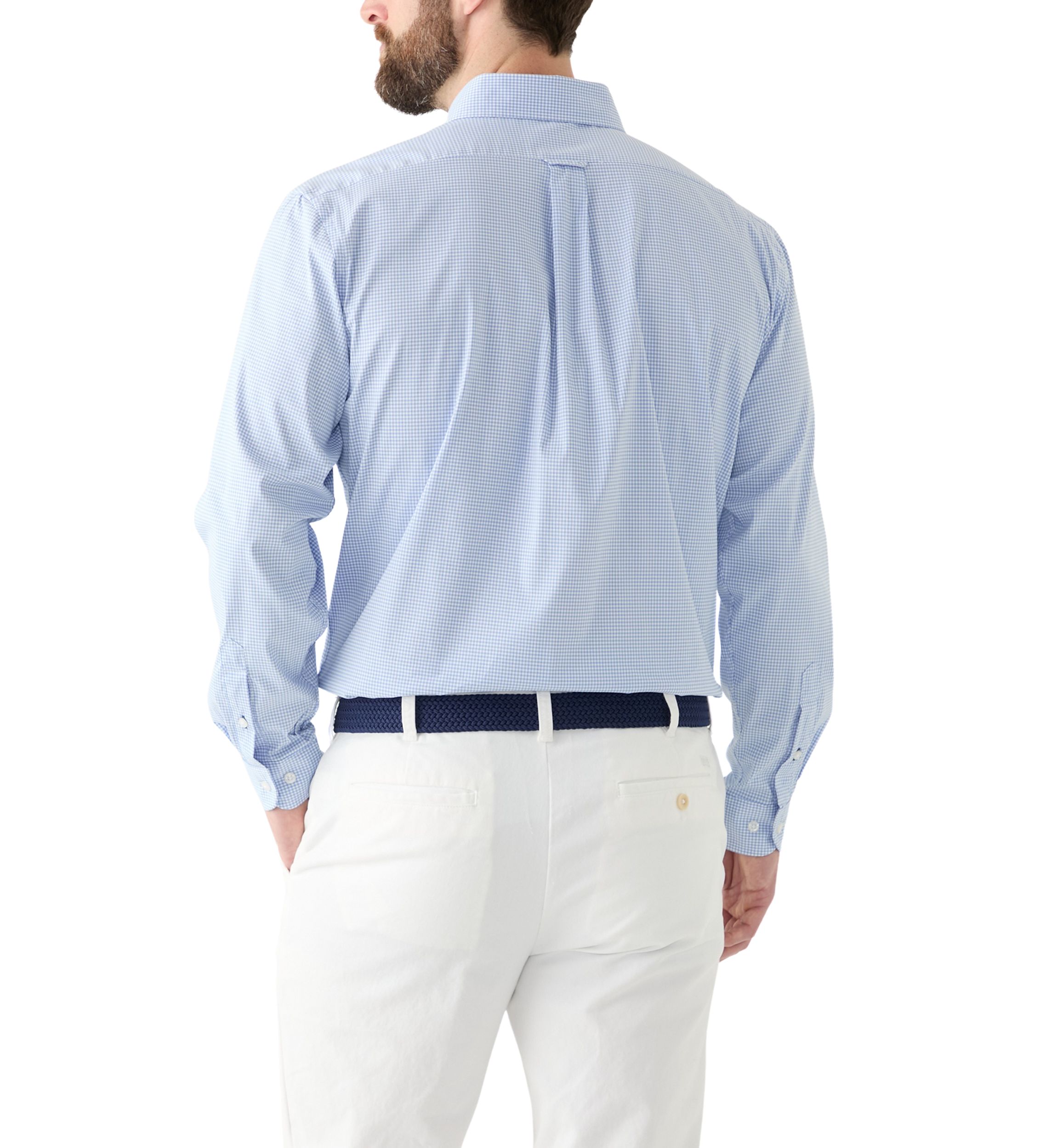 Slim Fit Cooling Button Down Shirt