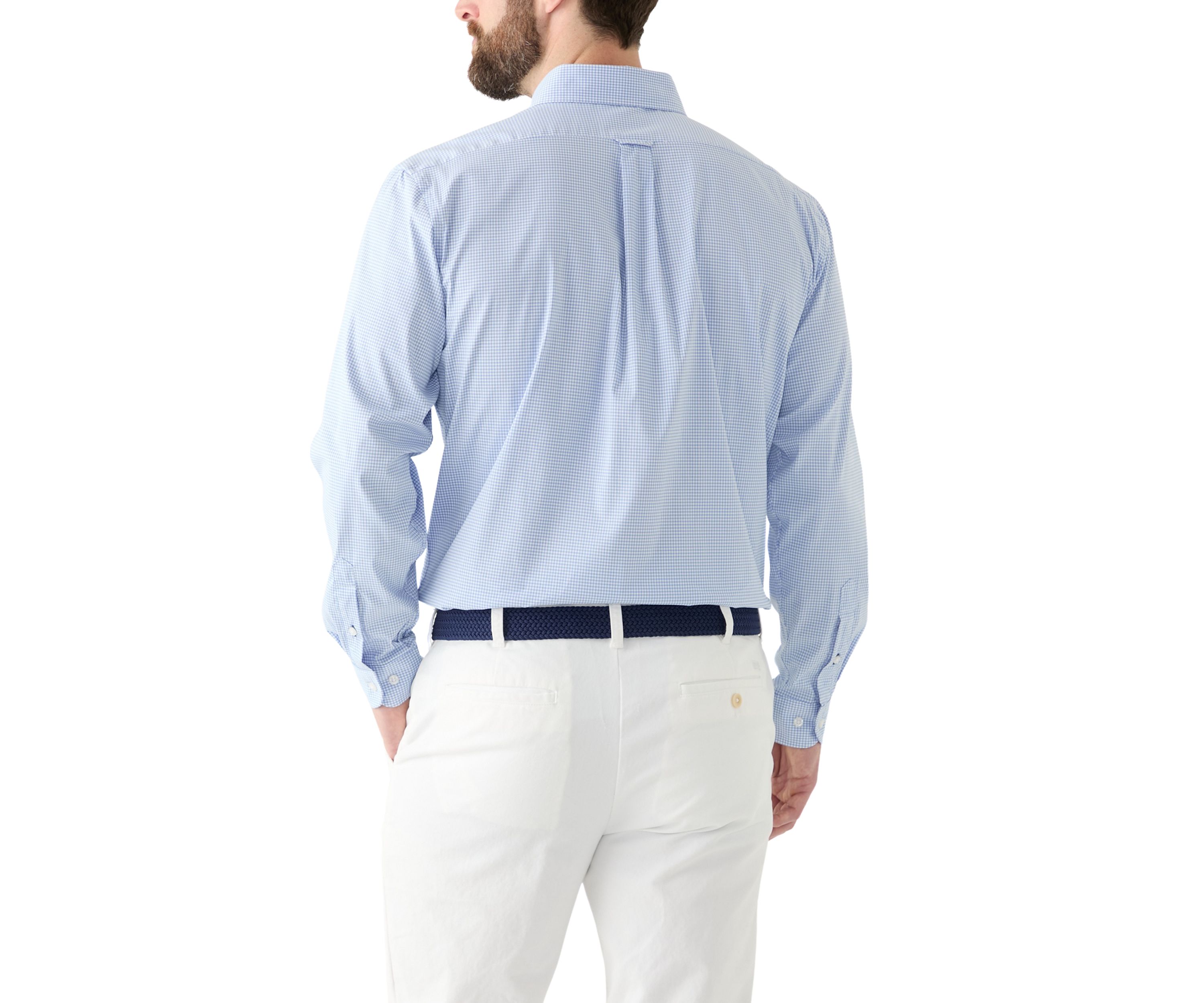 Slim Fit Cooling Button Down Shirt
