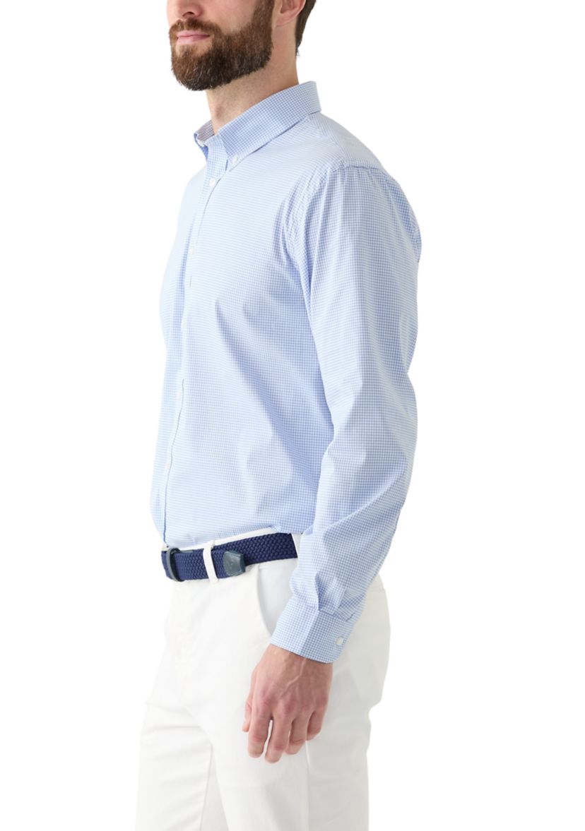 Slim Fit Cooling Button Down Shirt