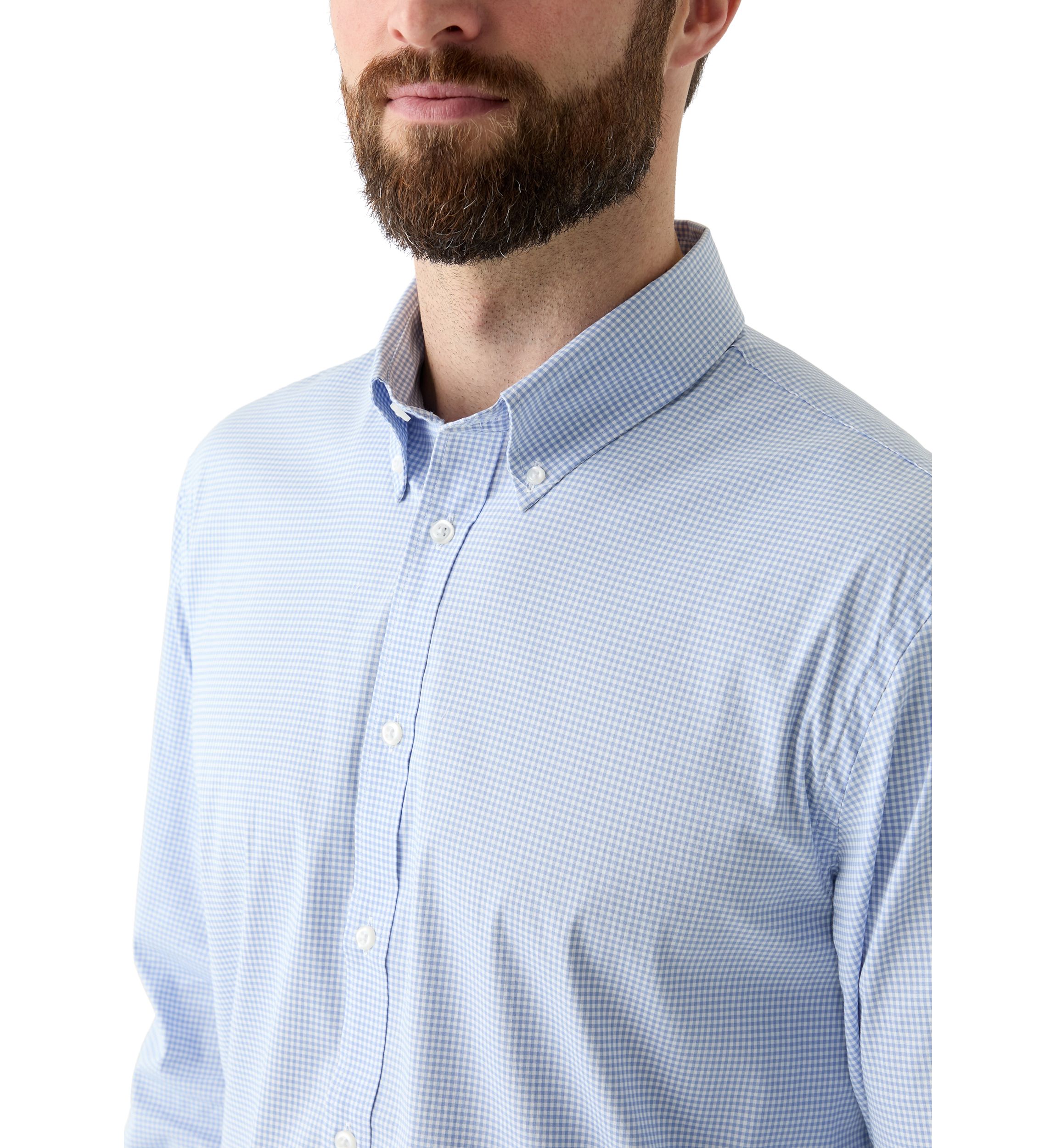 Slim Fit Cooling Button Down Shirt