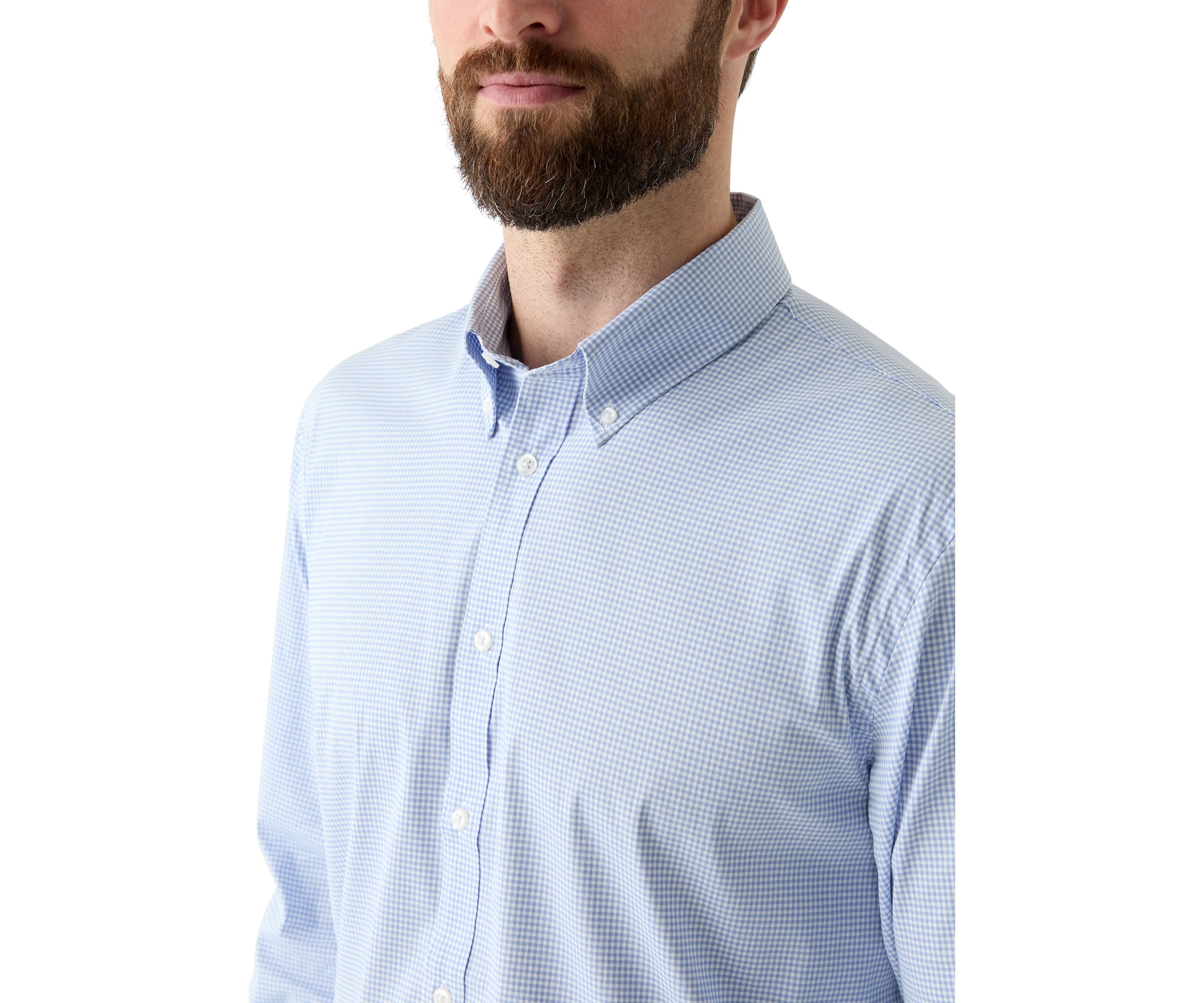Slim Fit Cooling Button Down Shirt