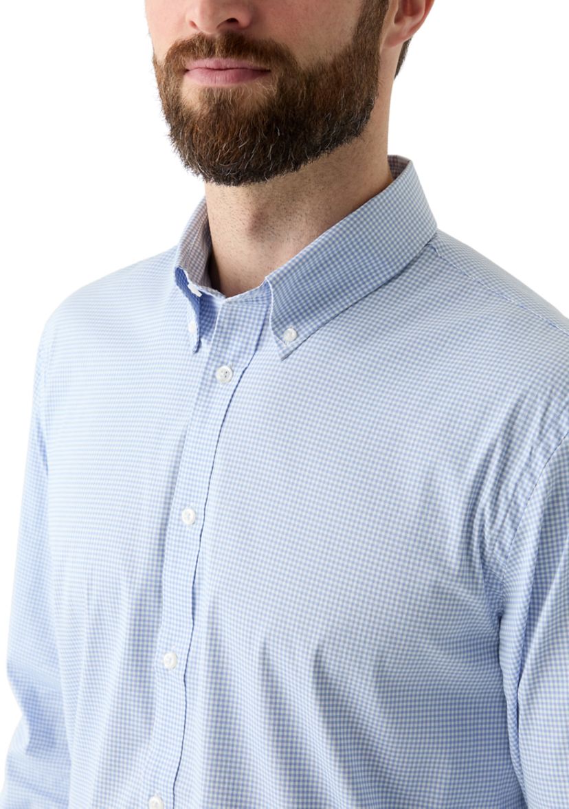 Slim Fit Cooling Button Down Shirt