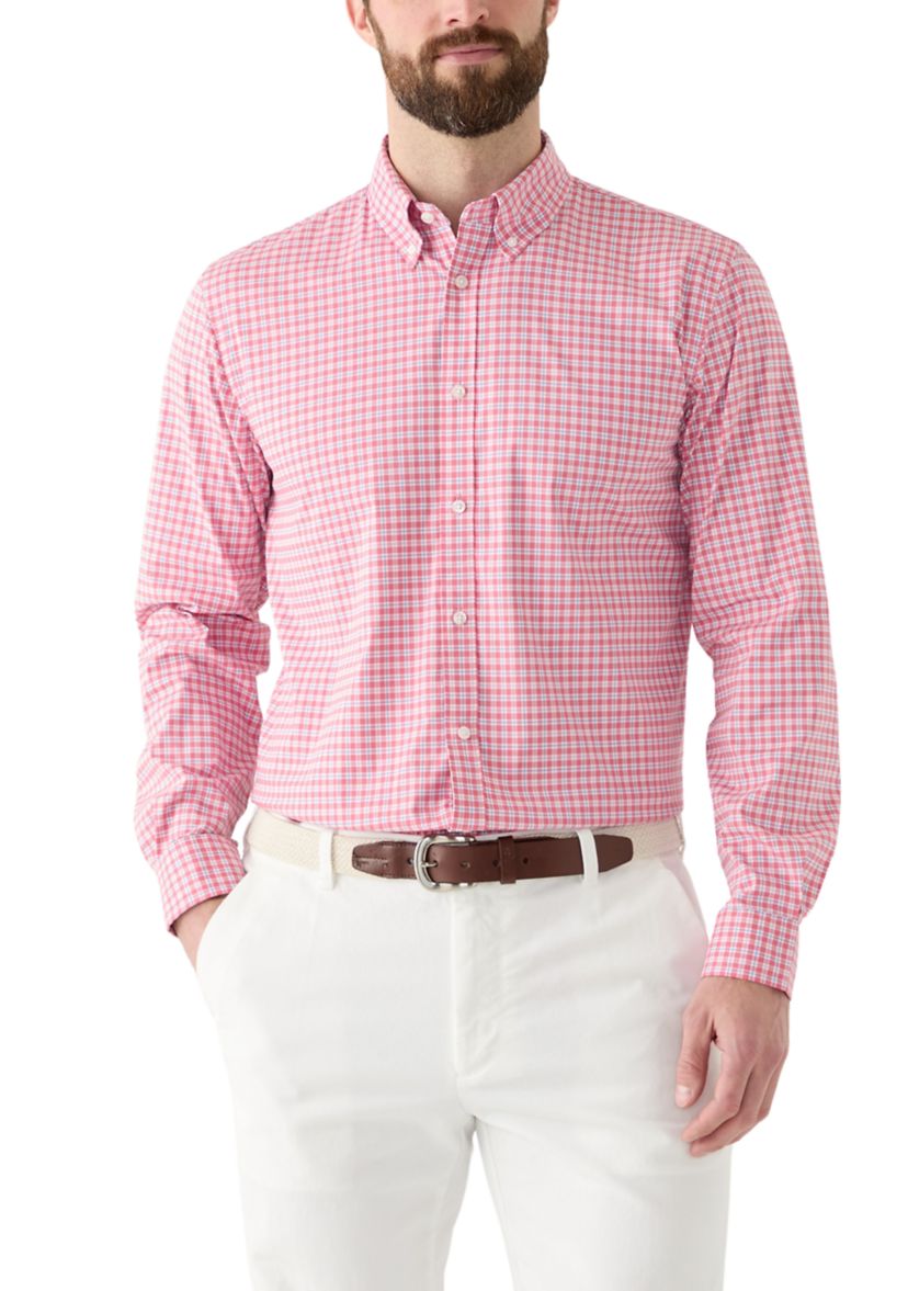 Slim Fit Cooling Button Down Shirt